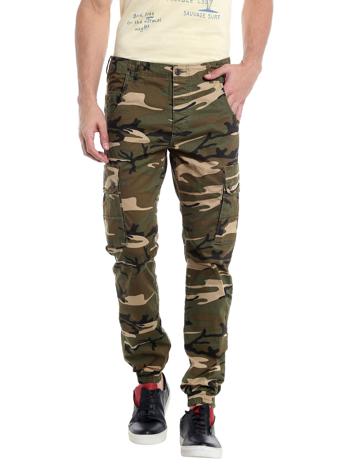 Camo Green Joggers - 28/32