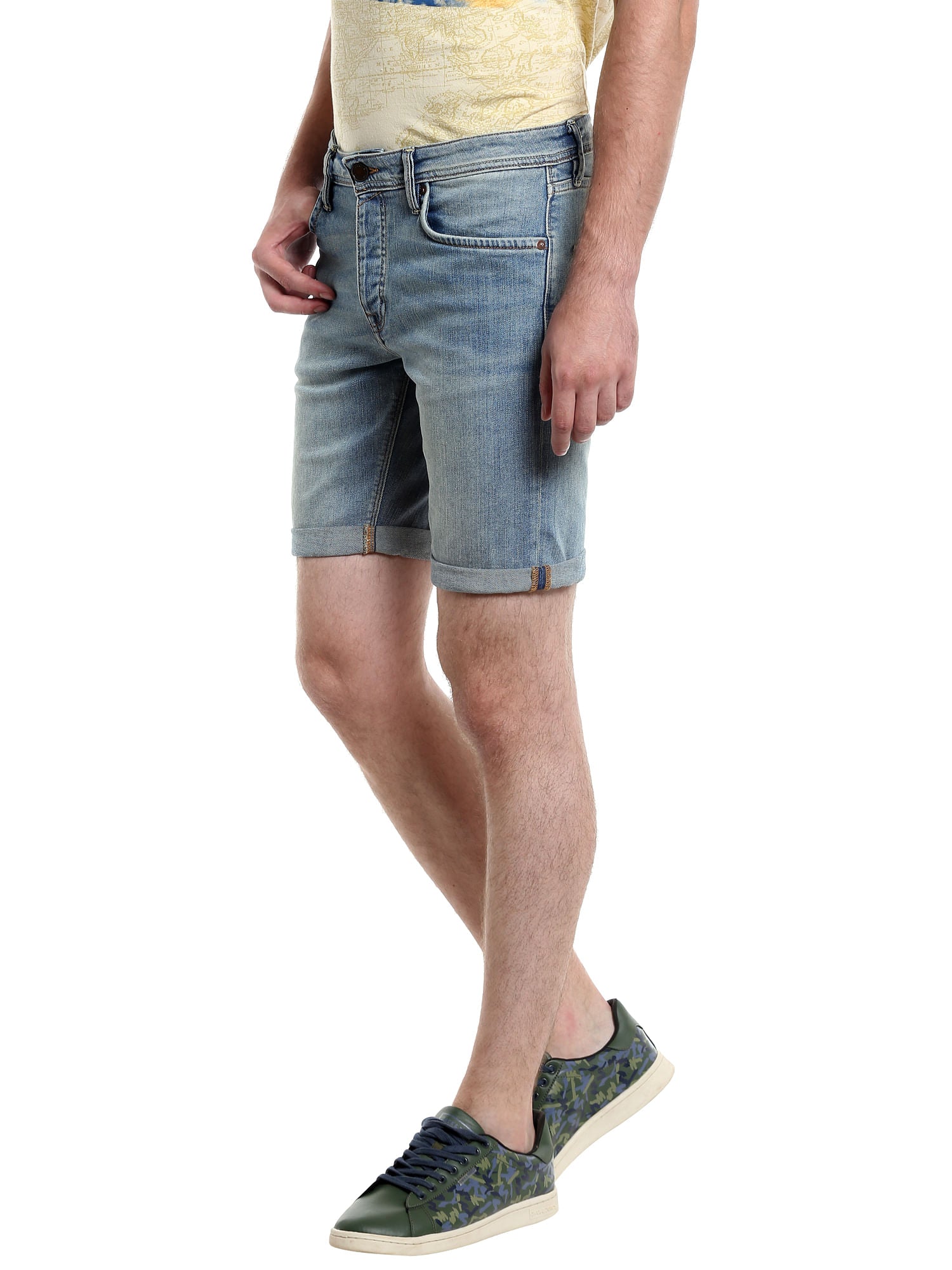 Blue Denim Shorts