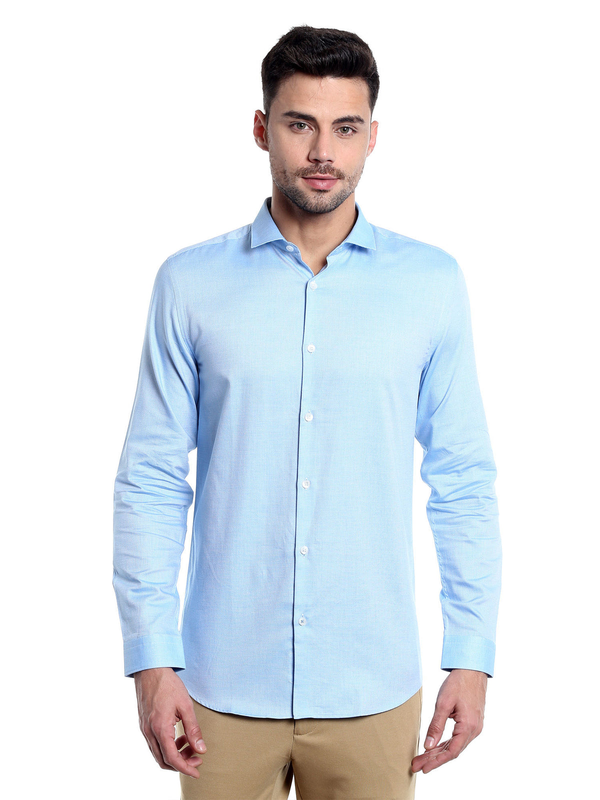 Blue Long Sleeves Shirt - S