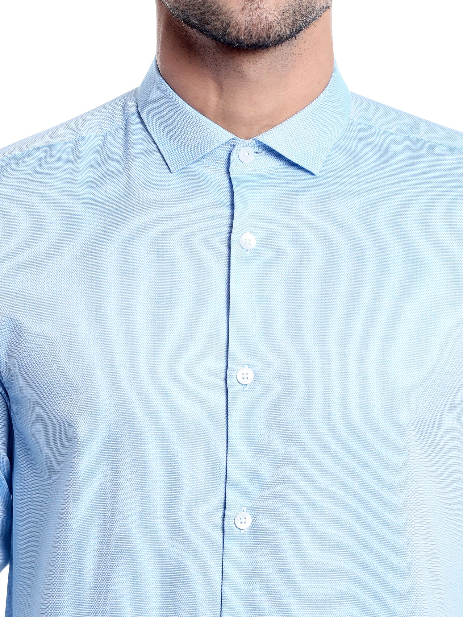 Blue Long Sleeves Shirt