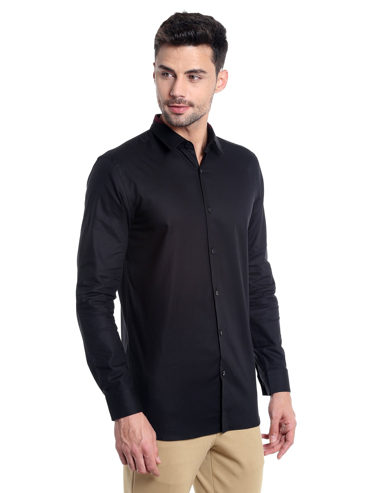 Black Slim Fit Shirt