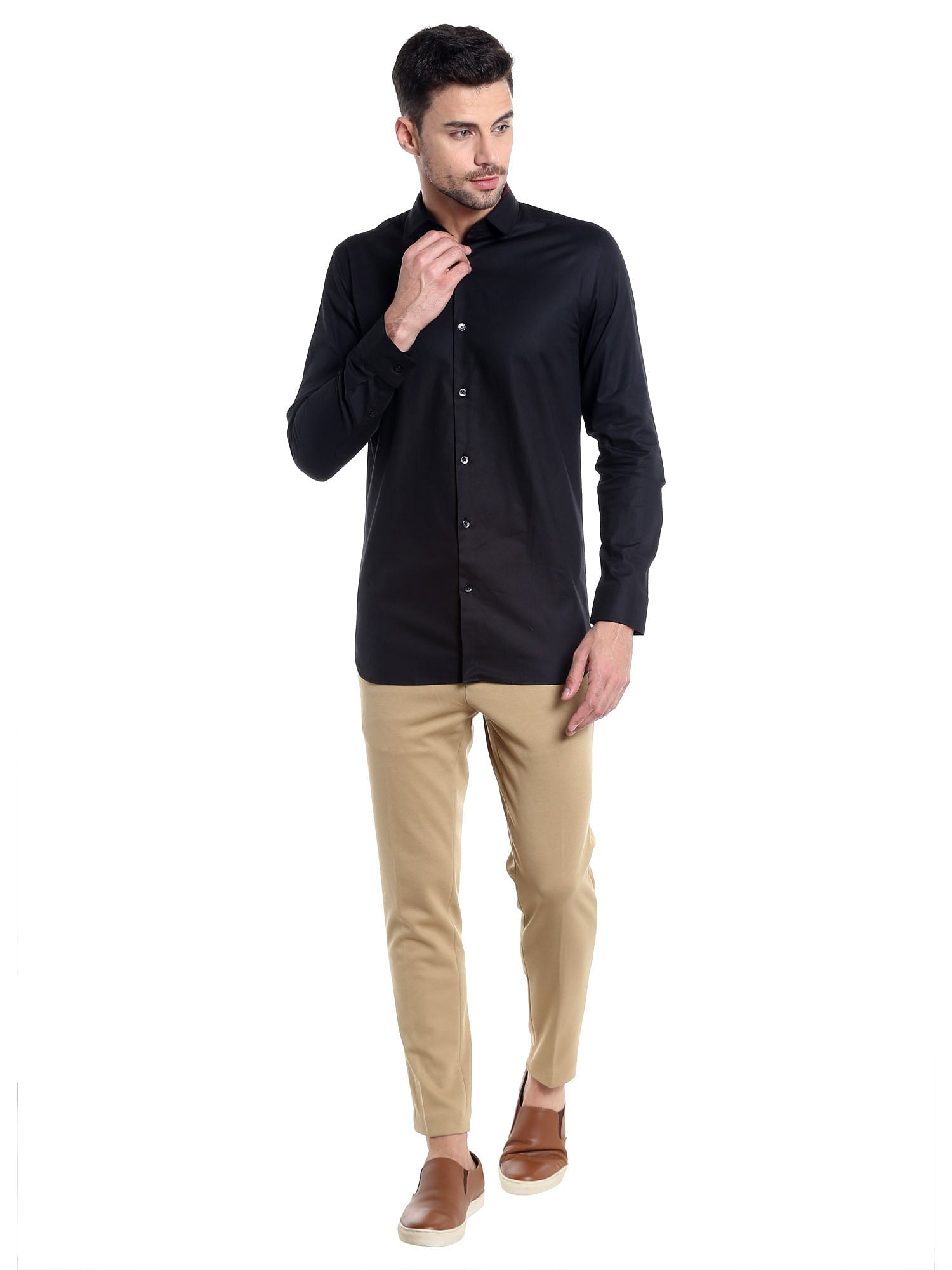 Black Slim Fit Shirt