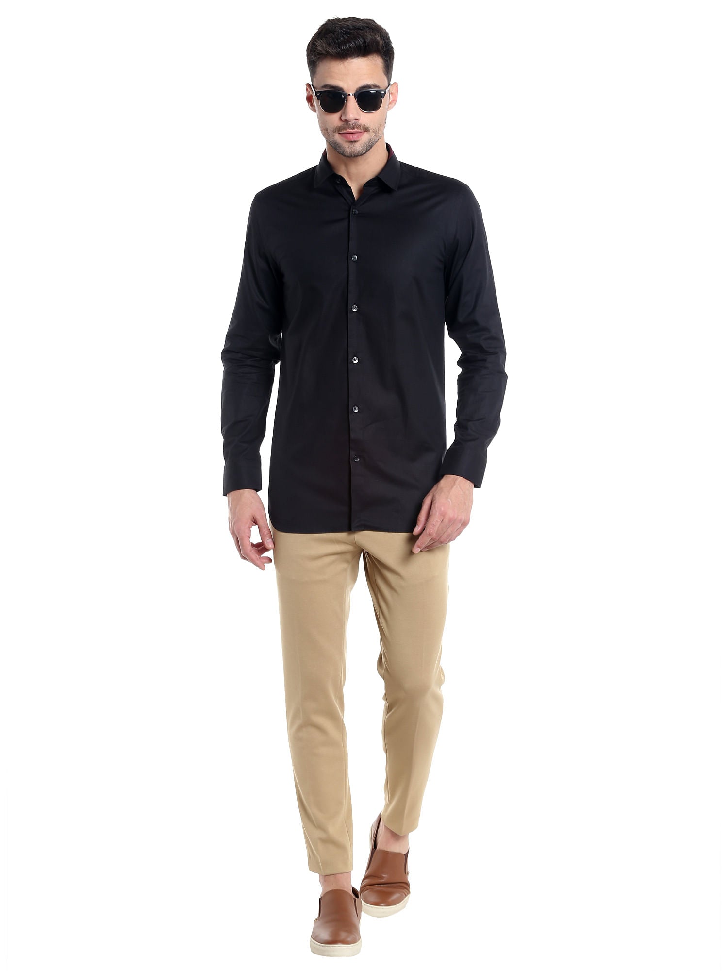 Black Slim Fit Shirt