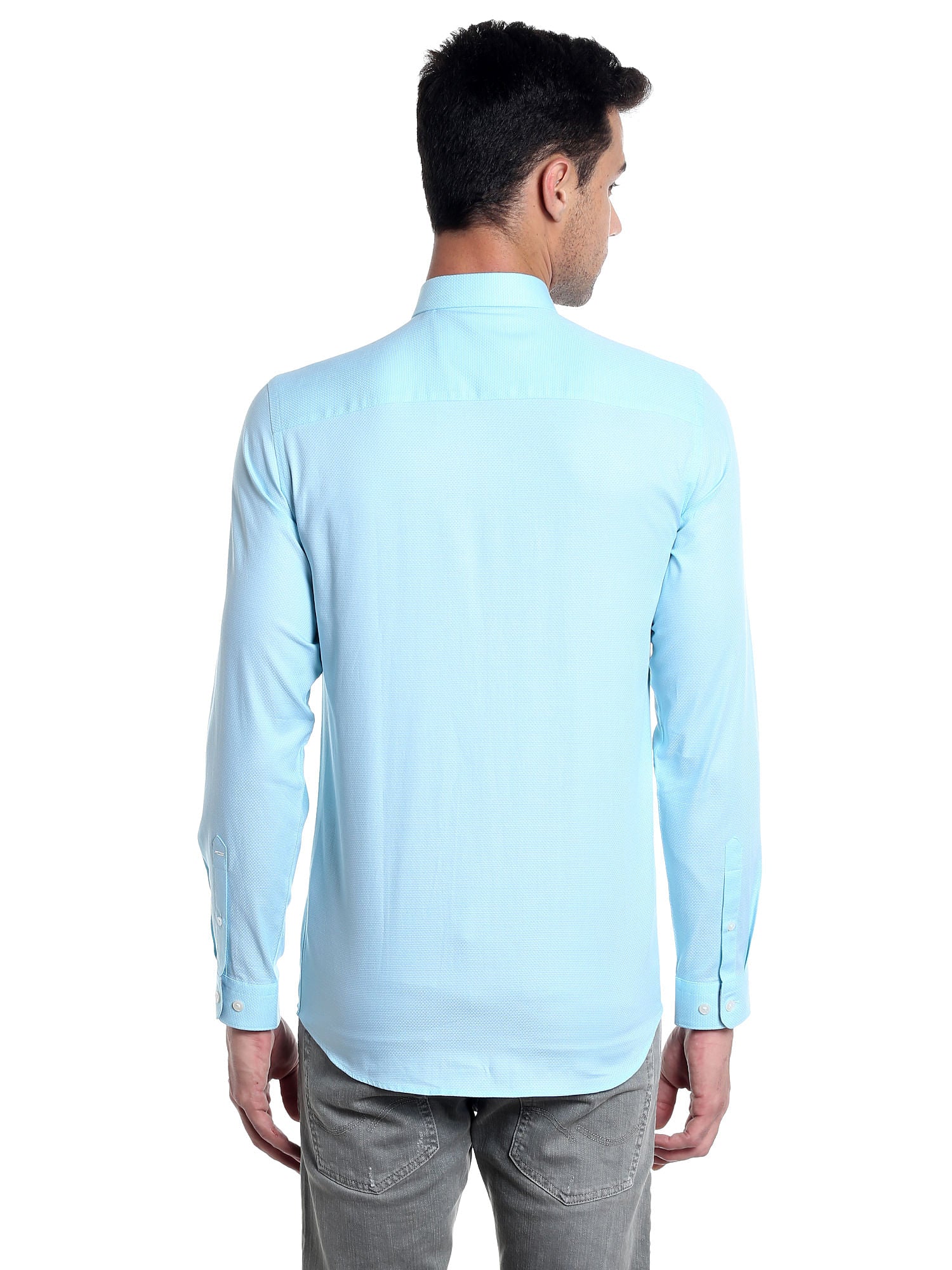 Blue Slim Fit Shirt