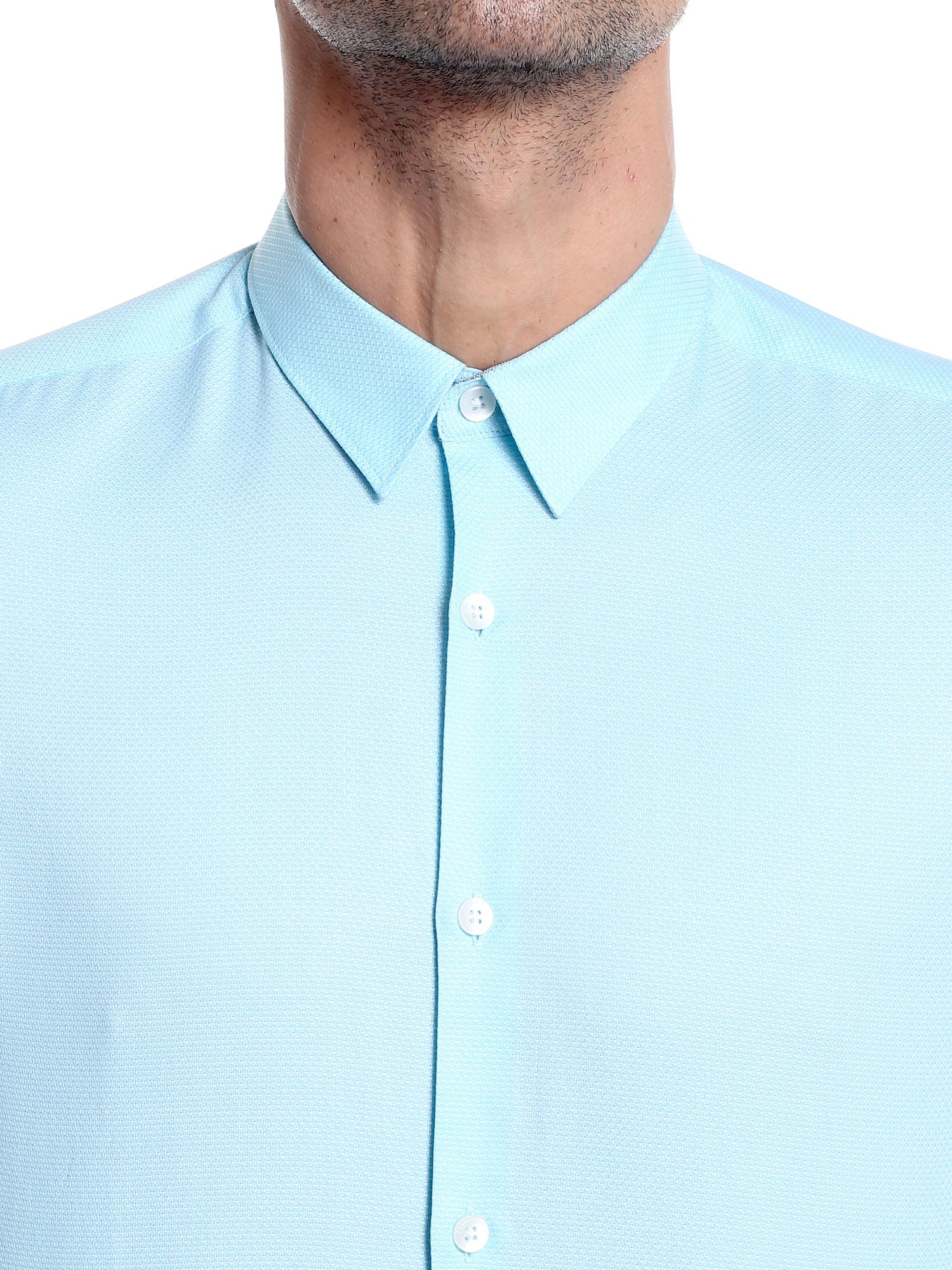 Blue Slim Fit Shirt