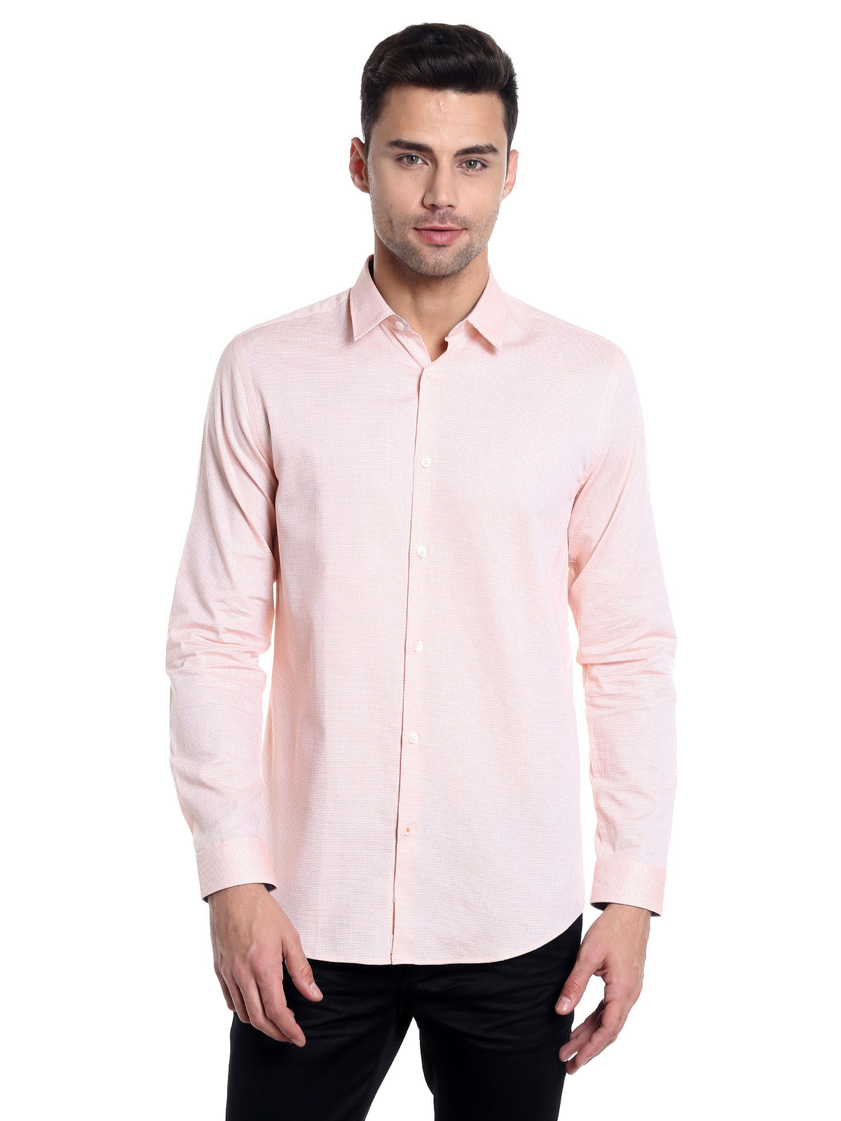 Pink Slim Fit Shirt - S