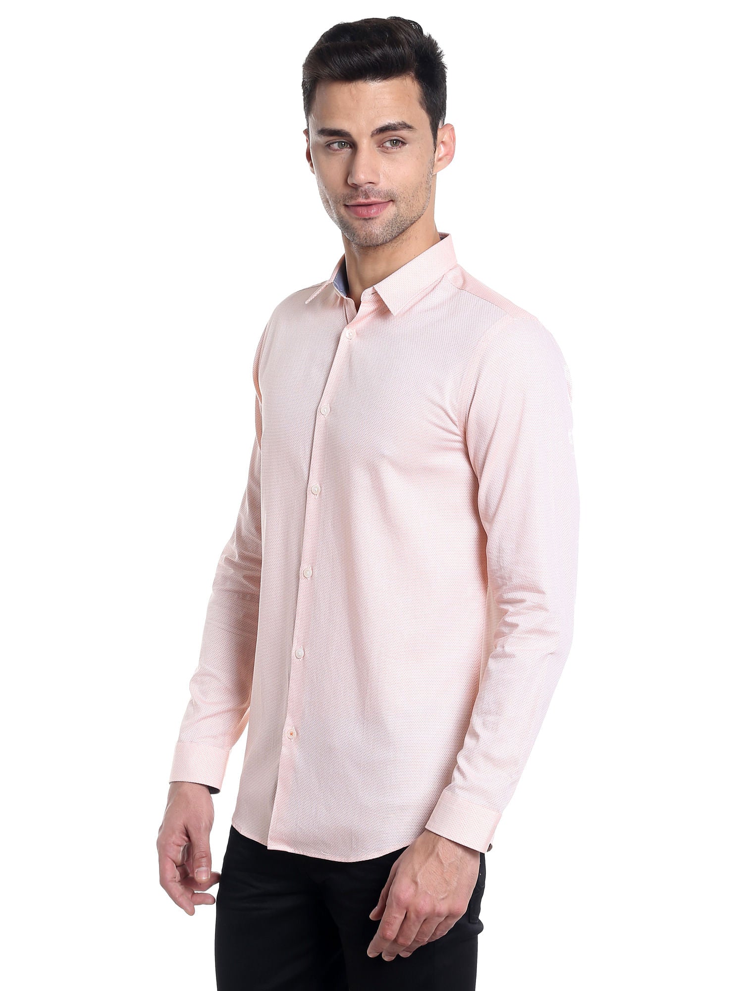 Pink Slim Fit Shirt