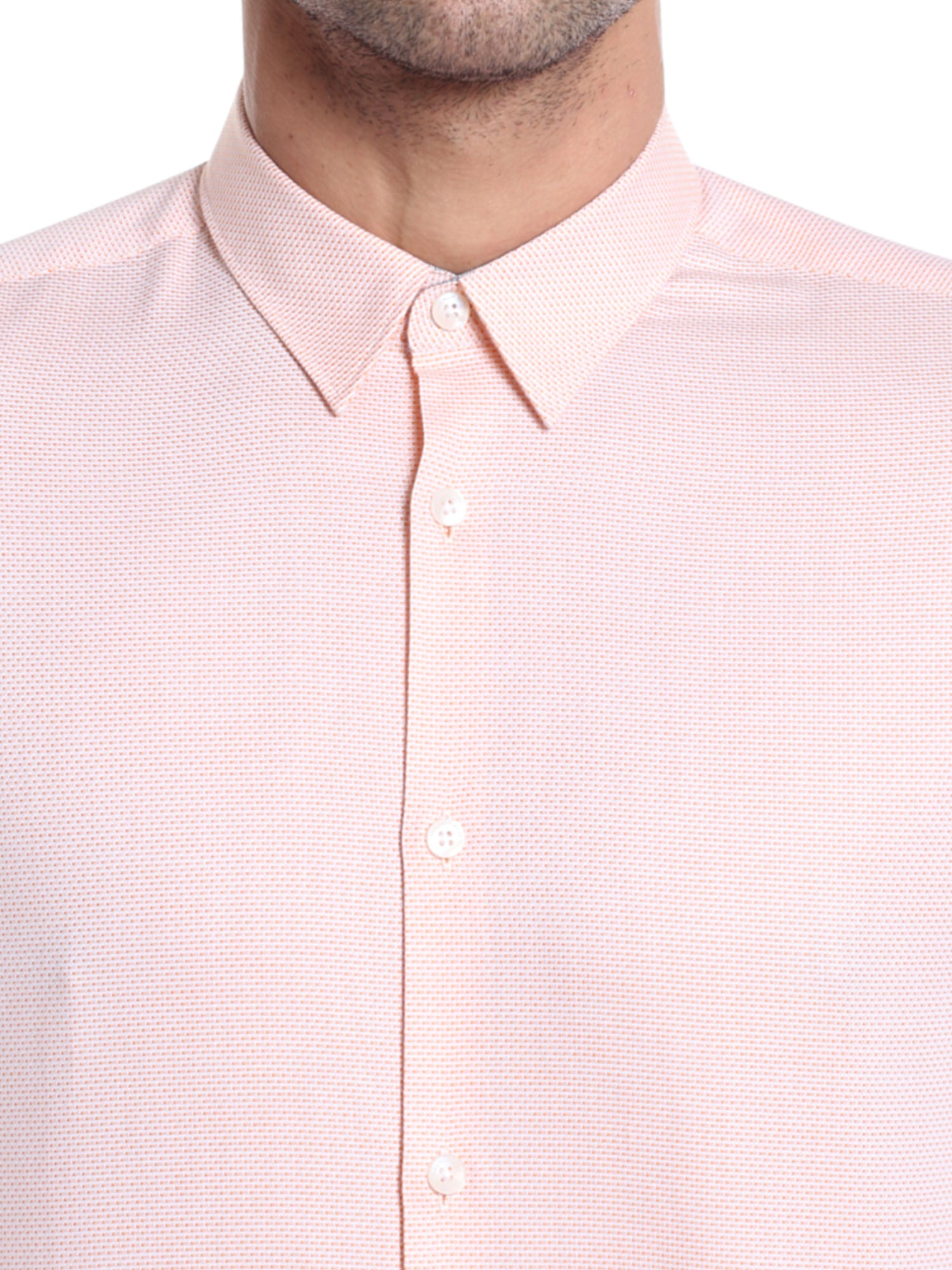 Pink Slim Fit Shirt
