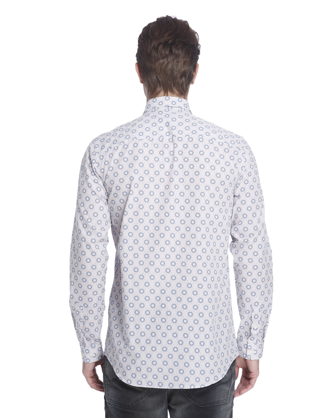 Jack Jones Purple Printed Slim Fit Shirt