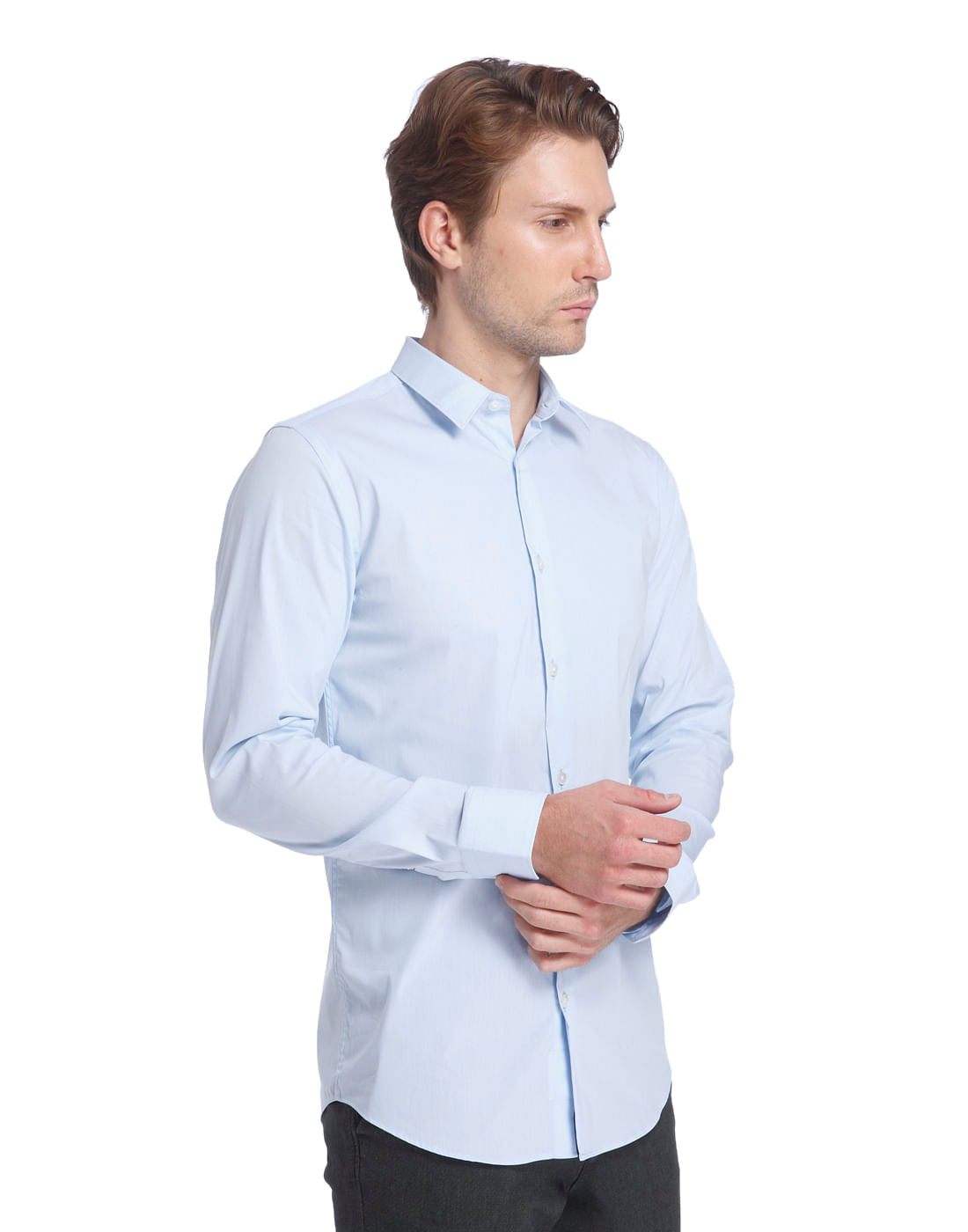 Blue Slim Fit Shirt
