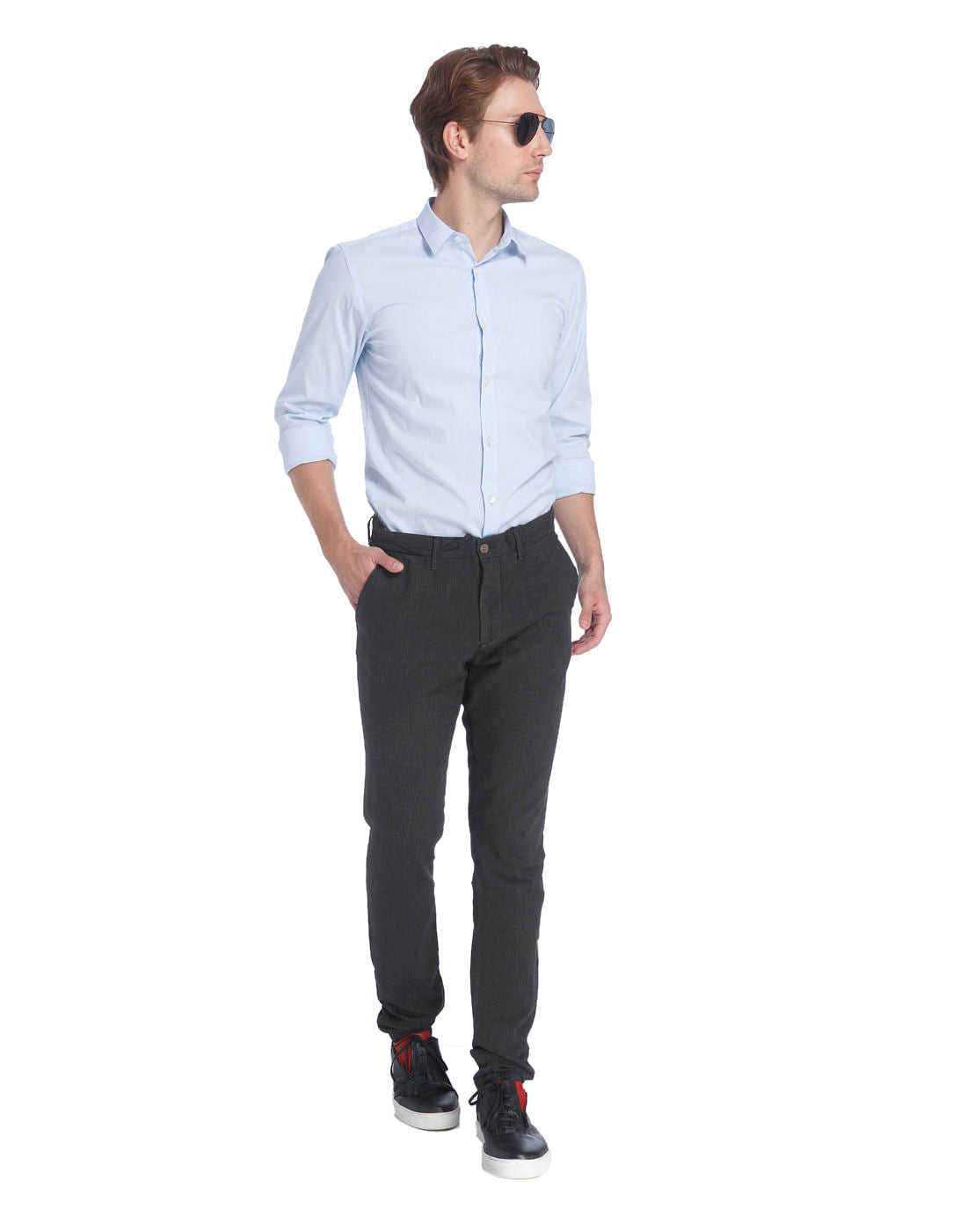Blue Slim Fit Shirt