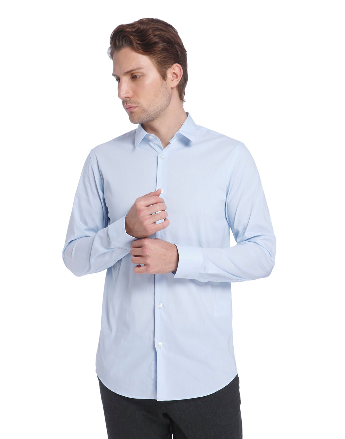 Blue Slim Fit Shirt