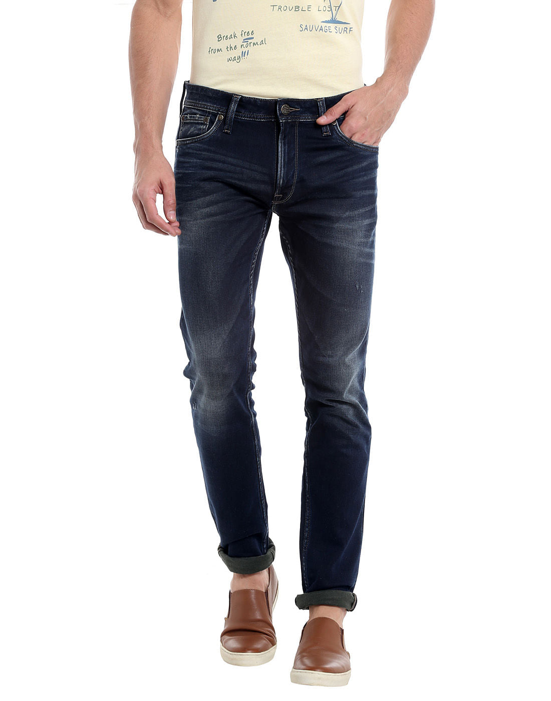 Dark Blue Slim Jeans - 28/32