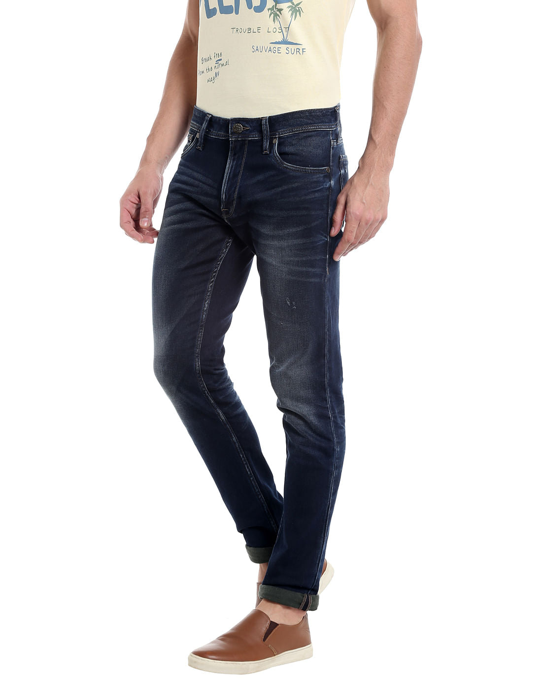Dark Blue Slim Jeans