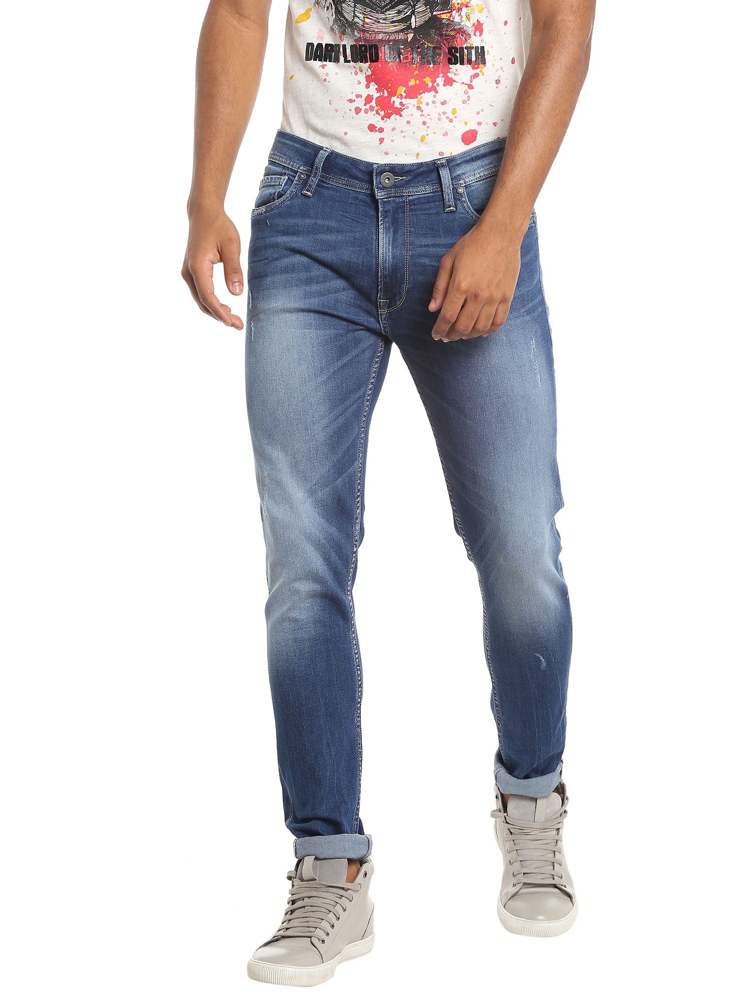 Low Rise Blue Slim Jeans