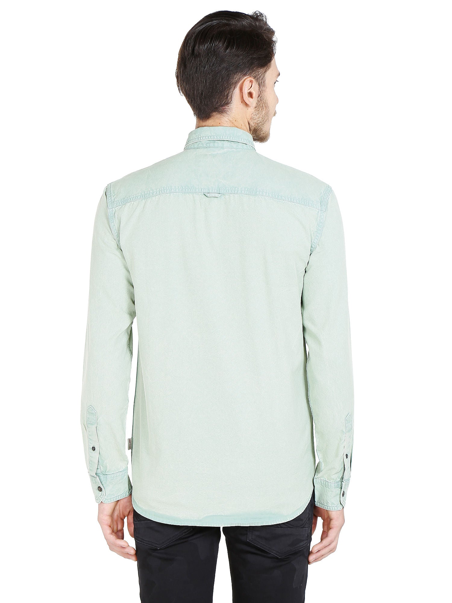 Green Slim Fit Shirt