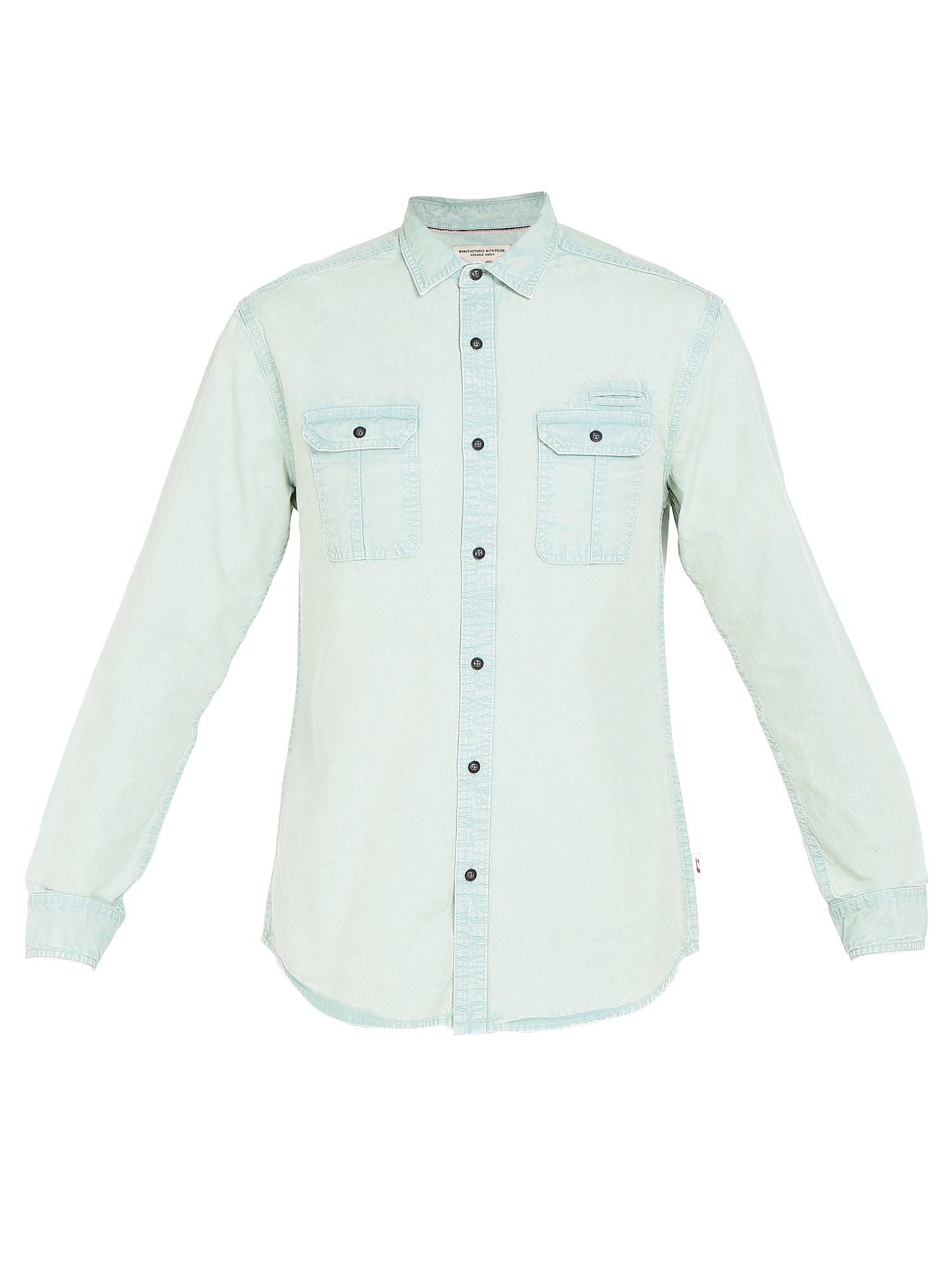 Green Slim Fit Shirt