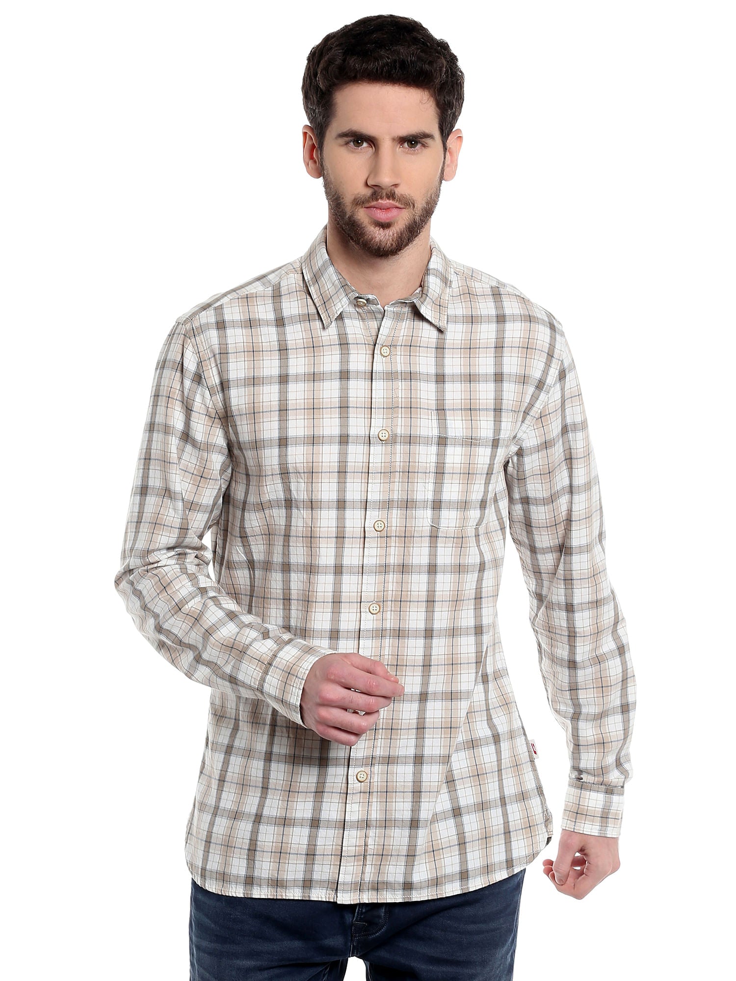 Grey Check Shirt