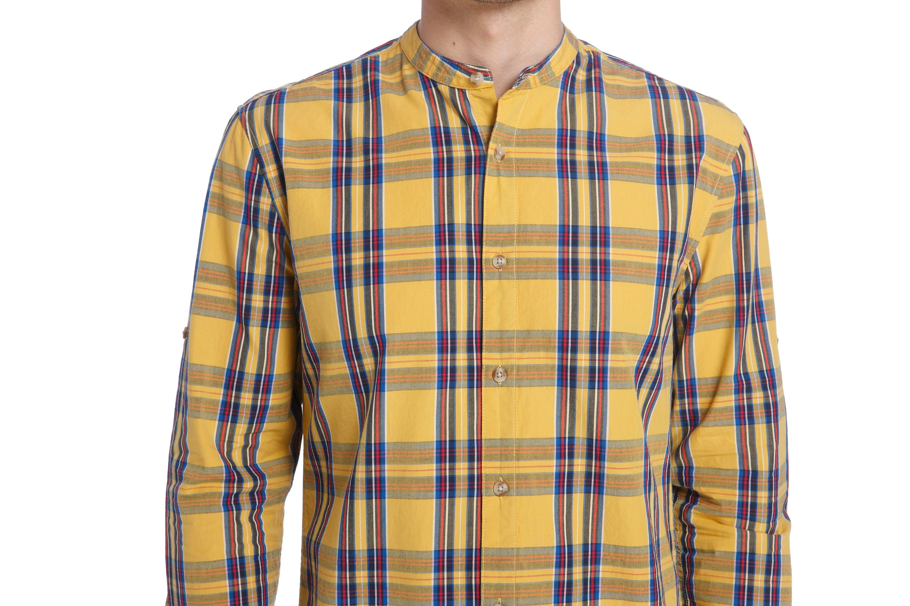 Red Check Slim Fit Shirt