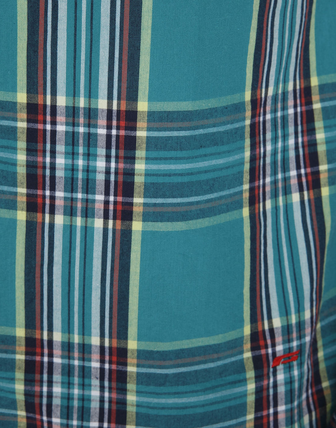 Turquoise Check Shirt