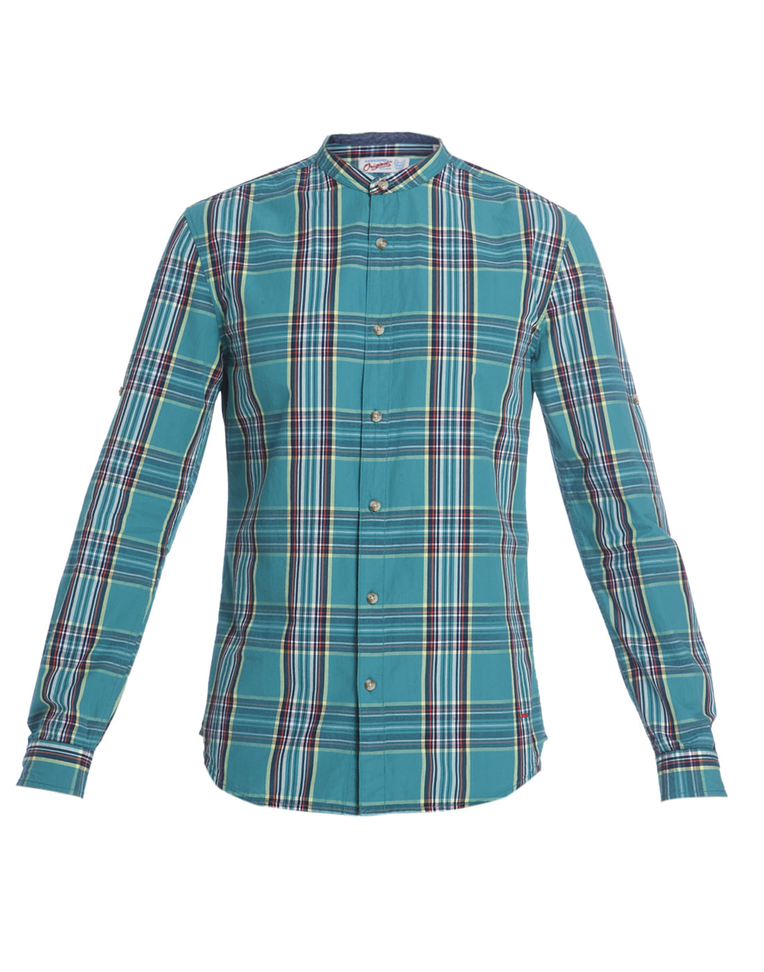Turquoise Check Shirt