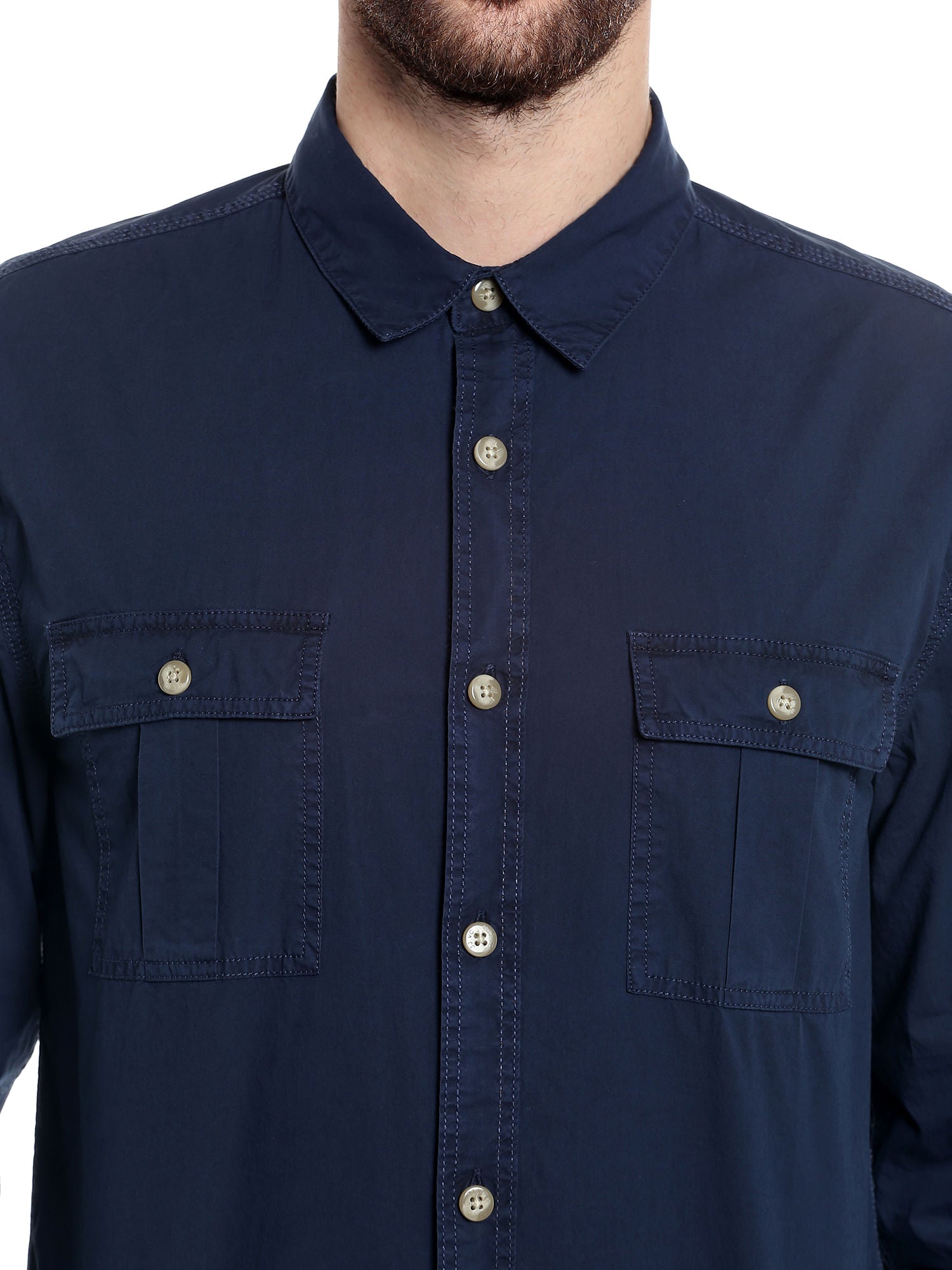 Dark Blue Slim Fit Shirt