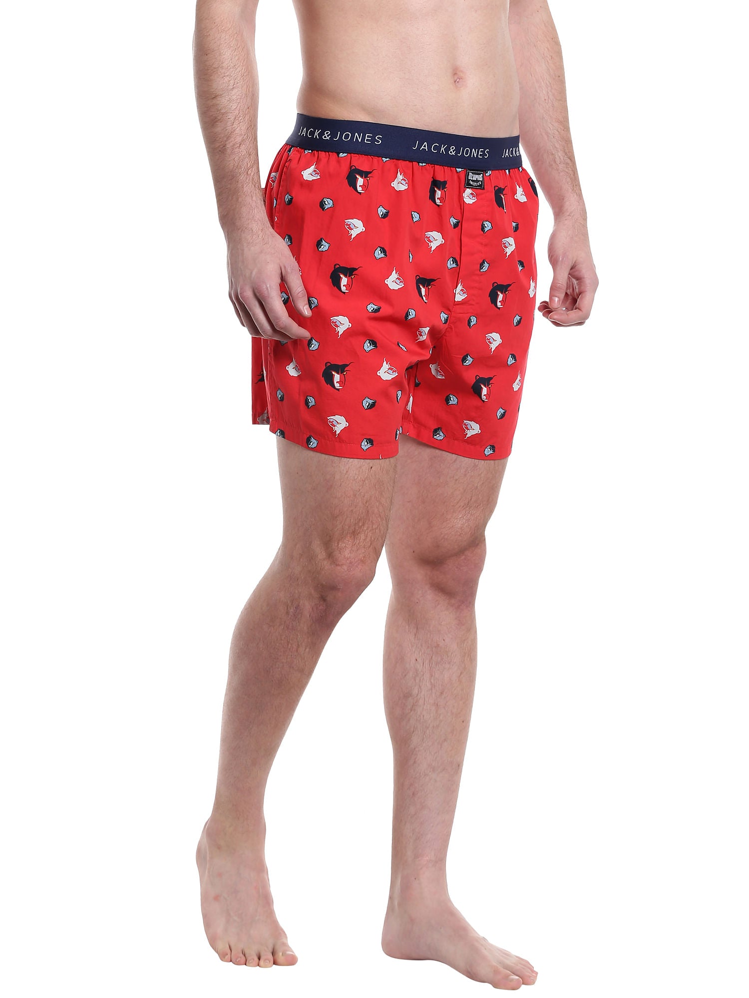 Memphis Grizzlies Printed Red Boxers Nba