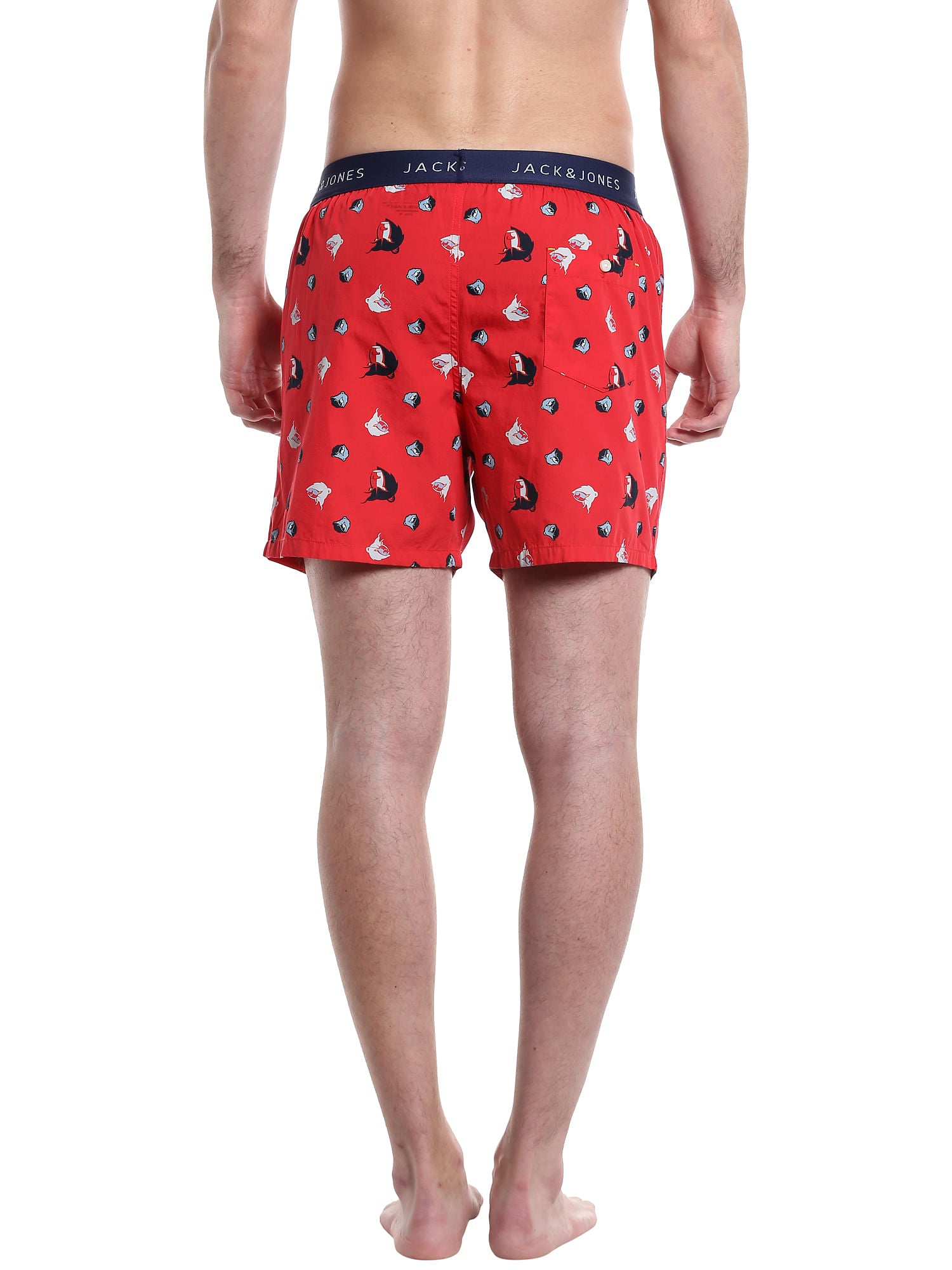 Memphis Grizzlies Printed Red Boxers Nba