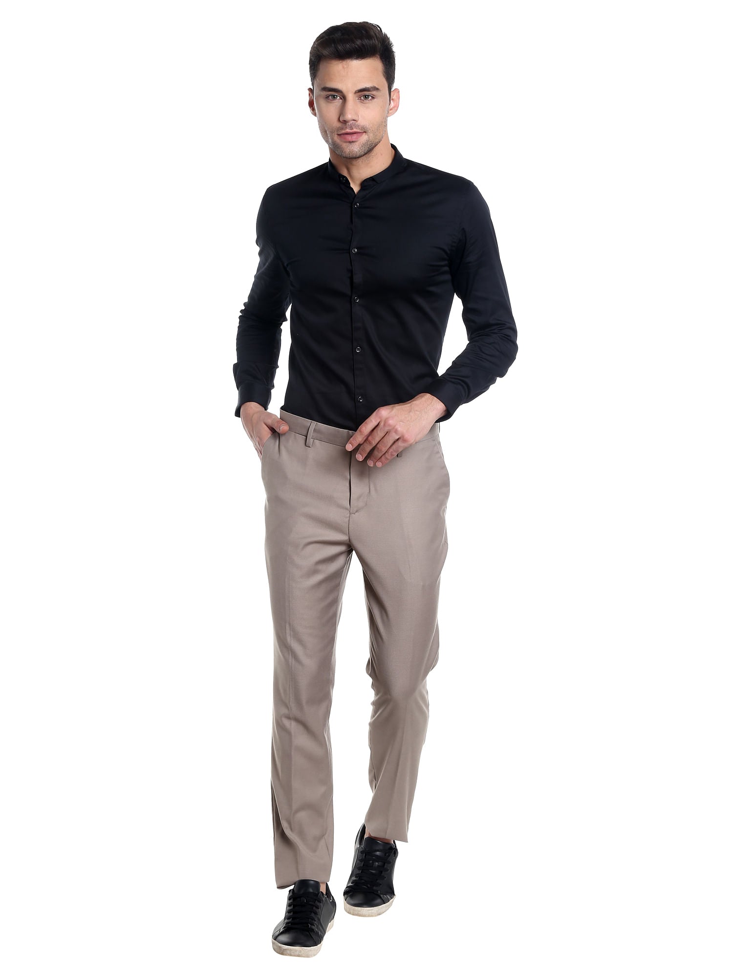 Beige Trousers