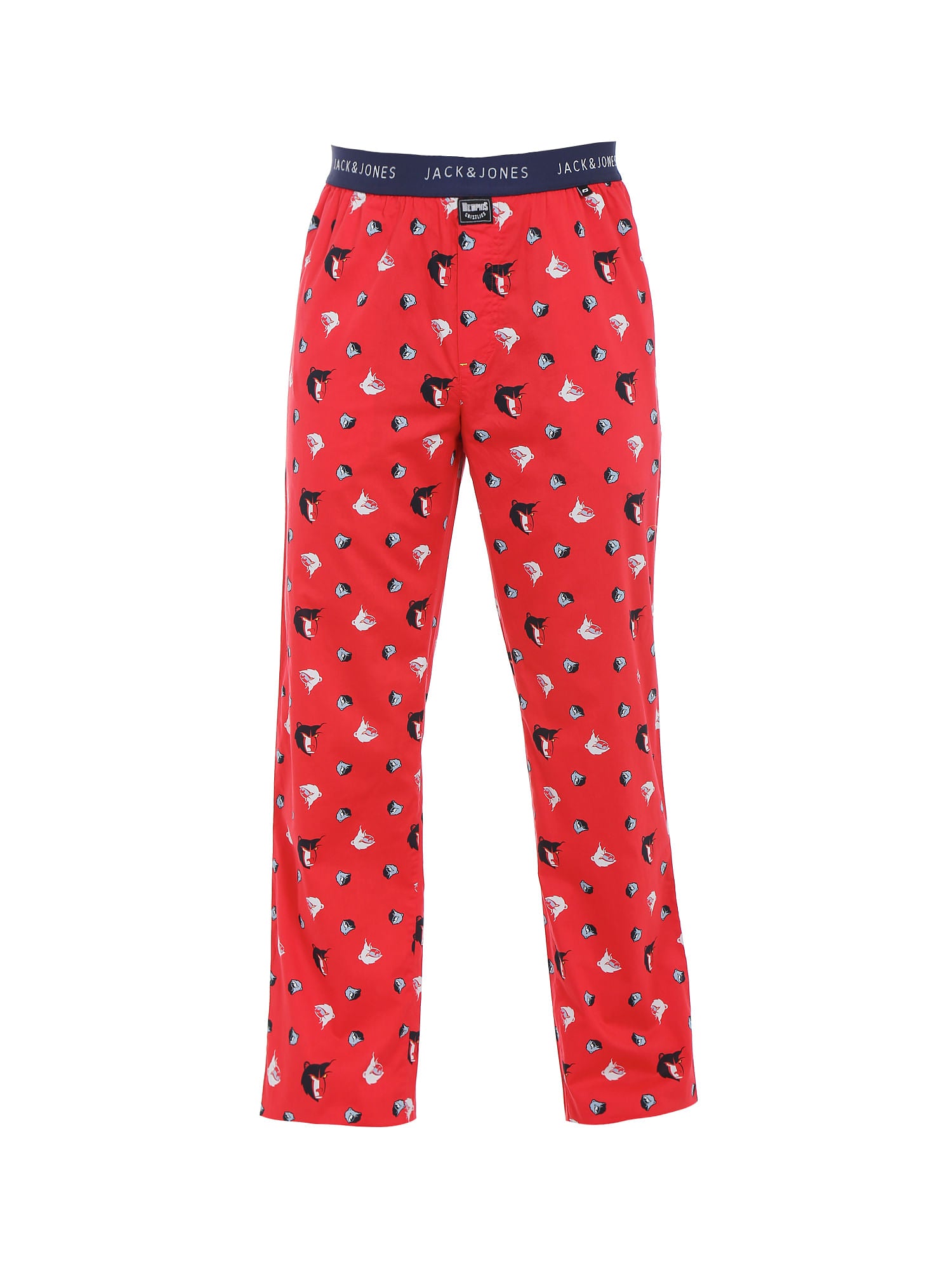 Memphis Grizzlies Printed Red Pyjamas Nba