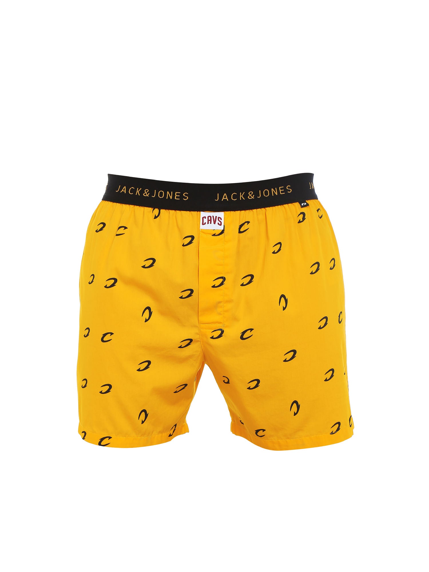 Cleveland Cavaliers Printed Yellow Boxers Nba