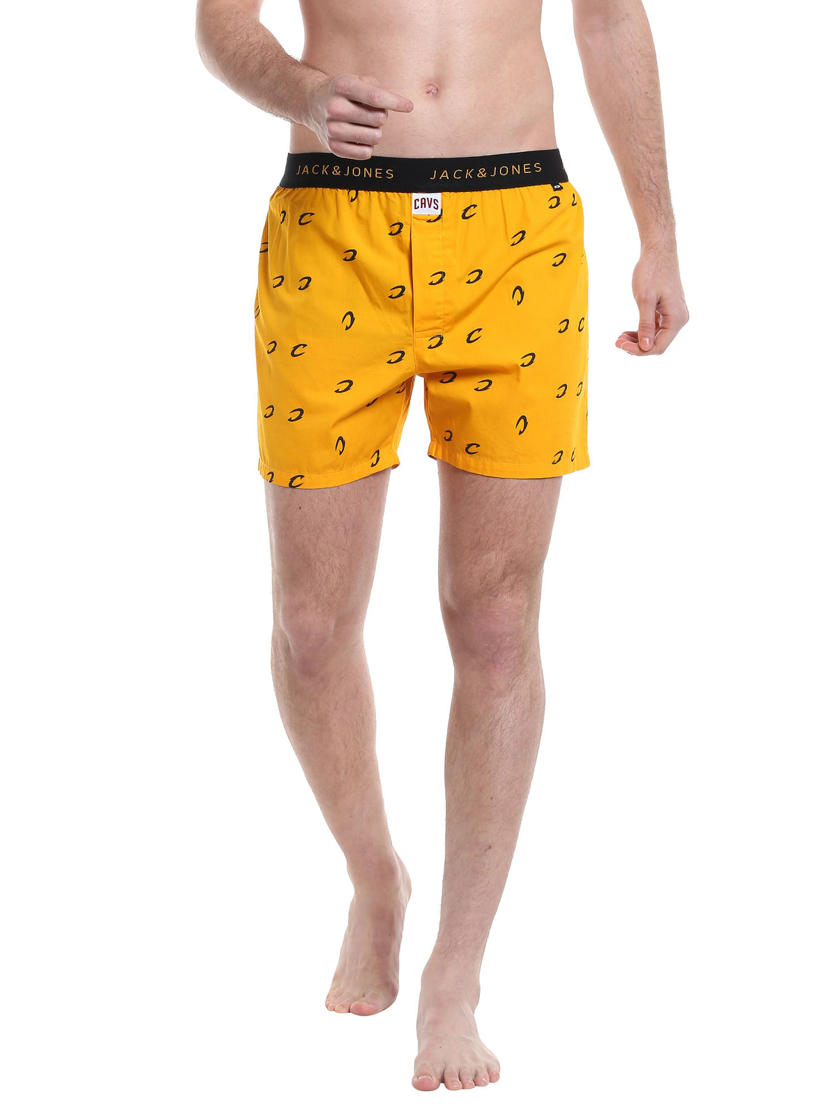 Cleveland Cavaliers Printed Yellow Boxers Nba - S