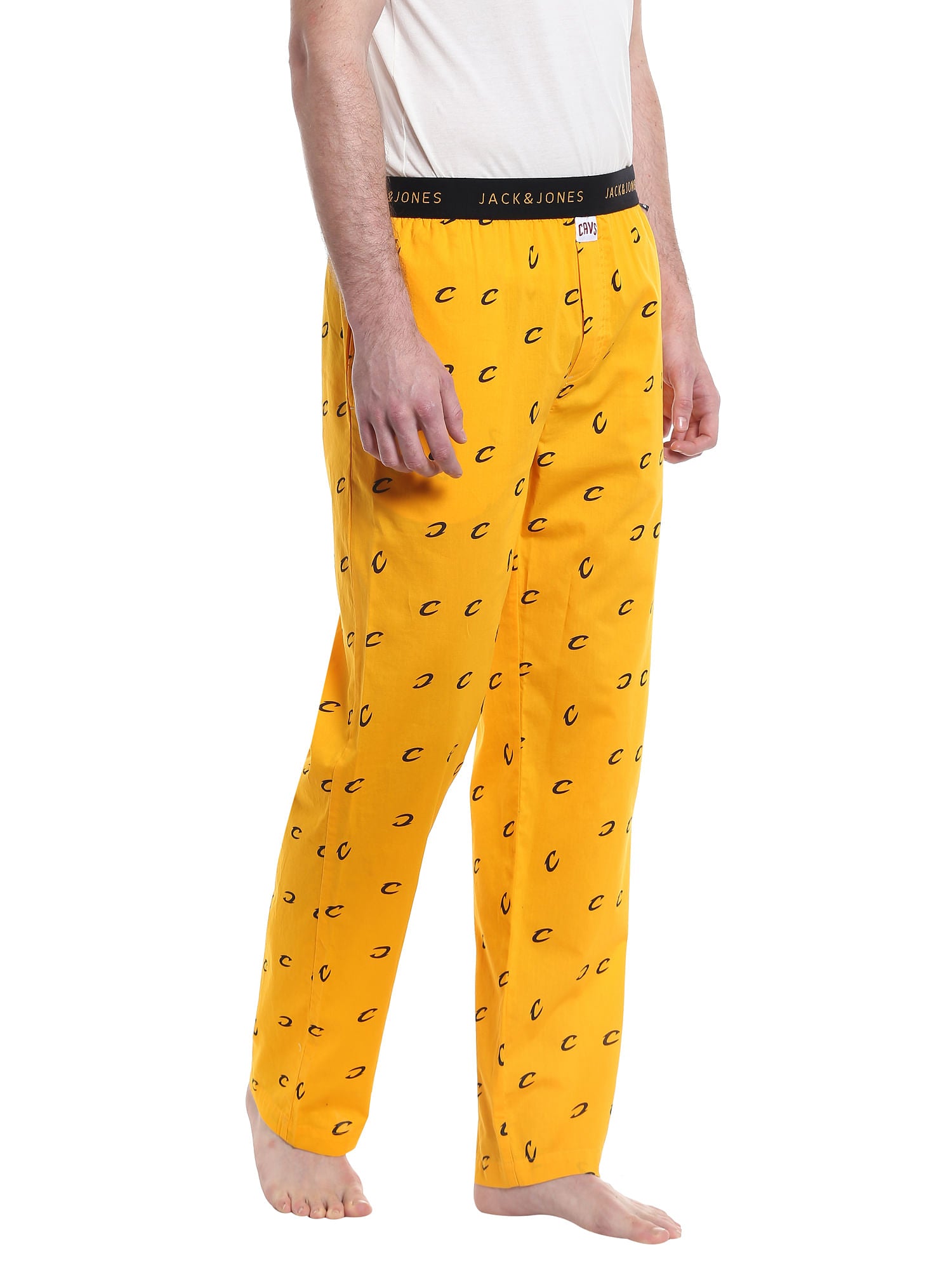 Cleveland Cavaliers Printed Yellow Pyjamas Nba
