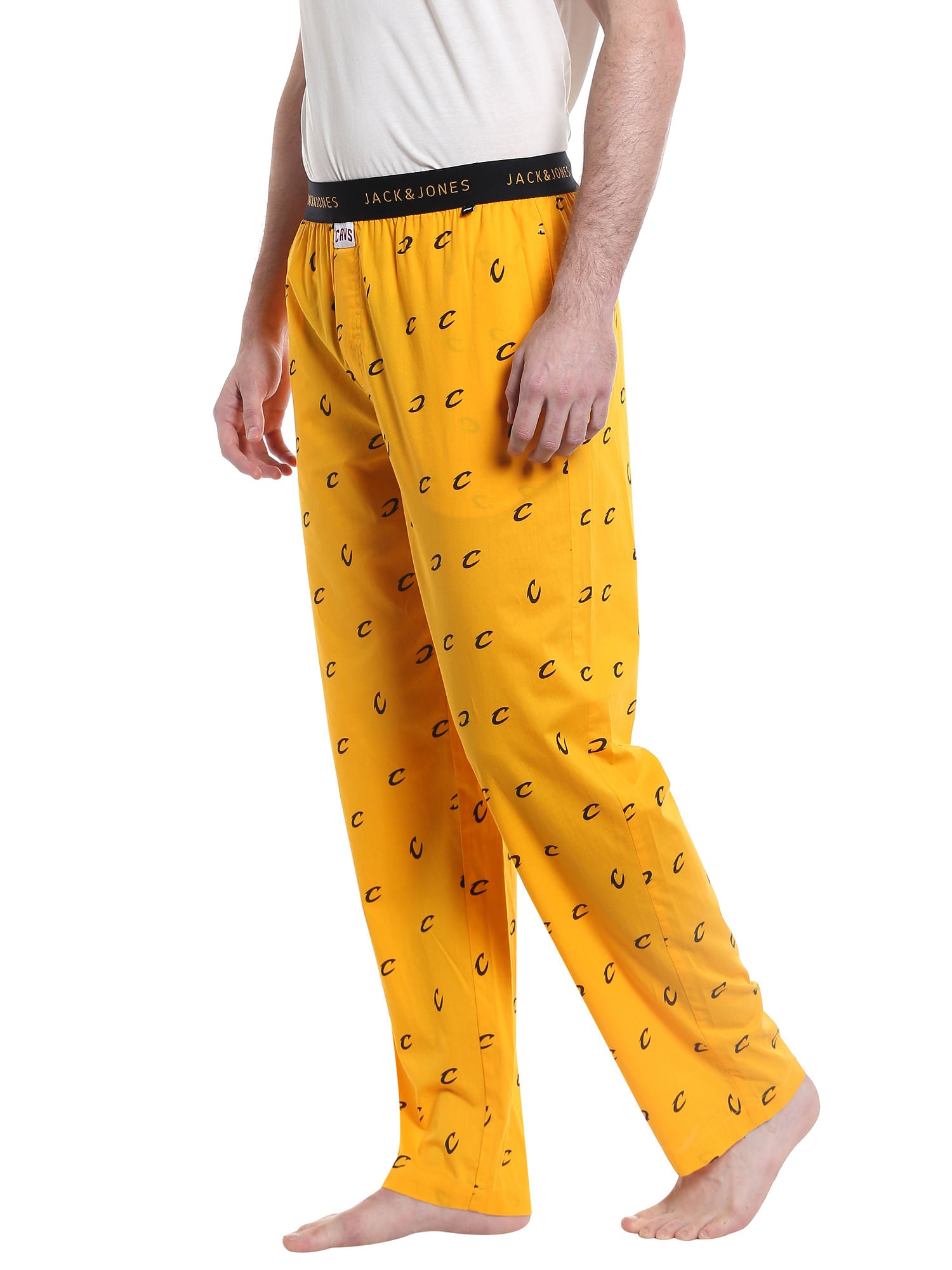 Cleveland Cavaliers Printed Yellow Pyjamas Nba