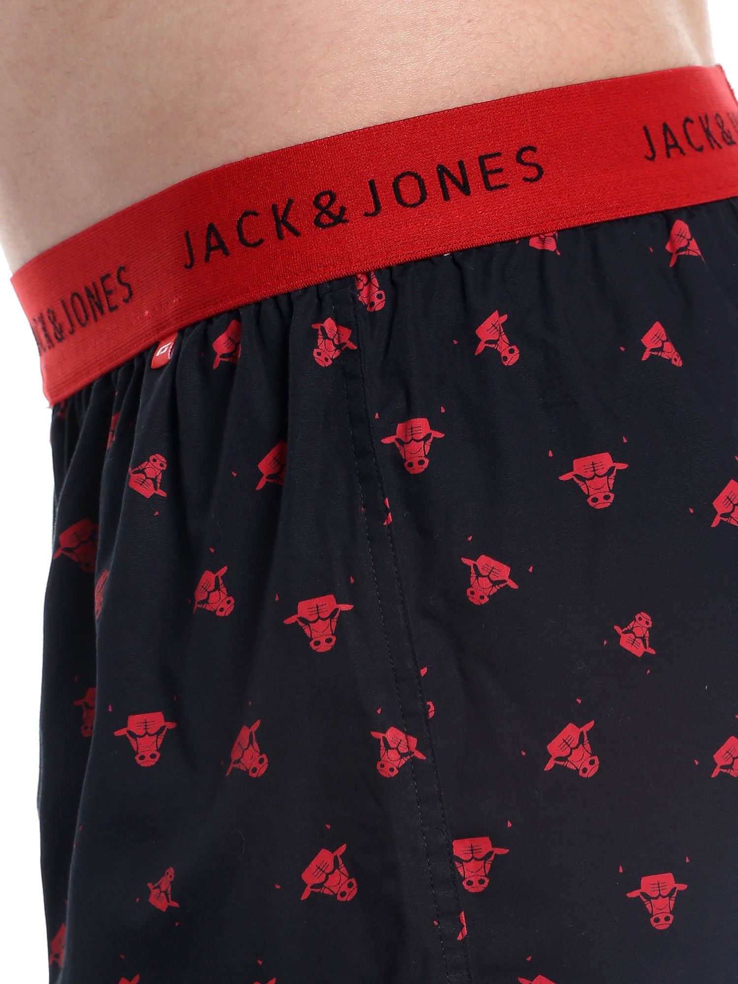 Chicago Bulls Printed Black Boxers Nba