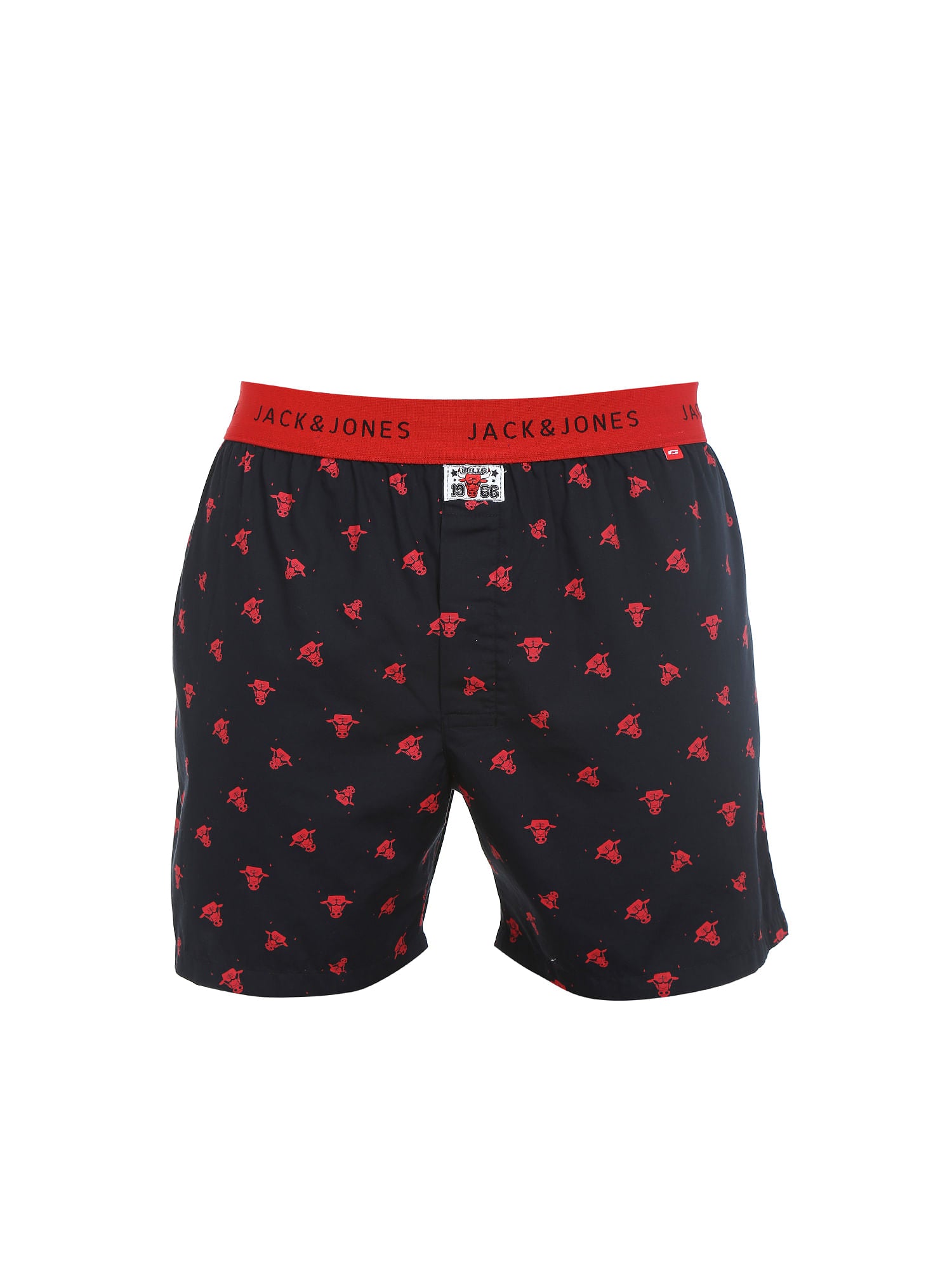 Chicago Bulls Printed Black Boxers Nba