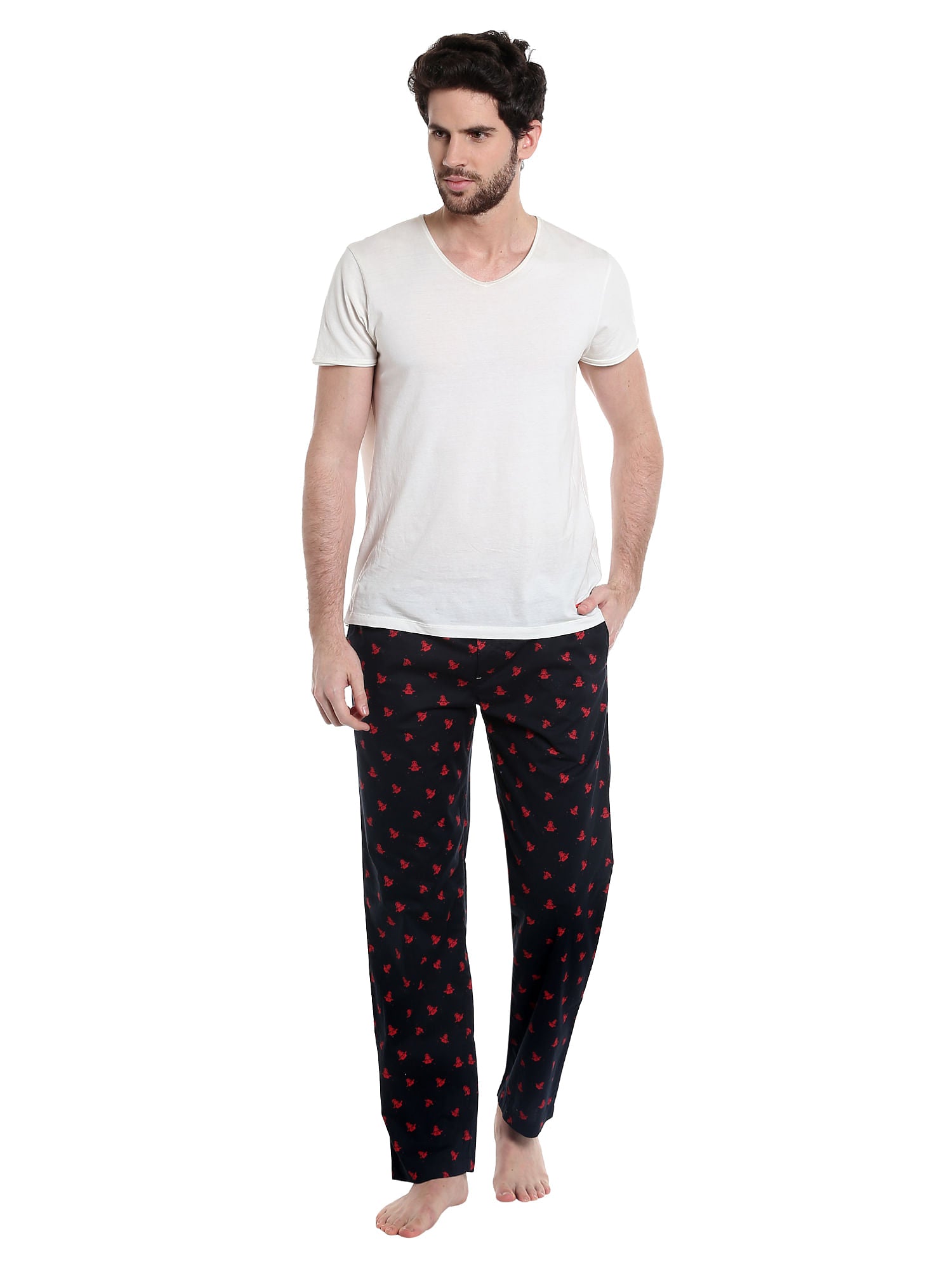Chicago Bulls Printed Black Pyjamas Nba