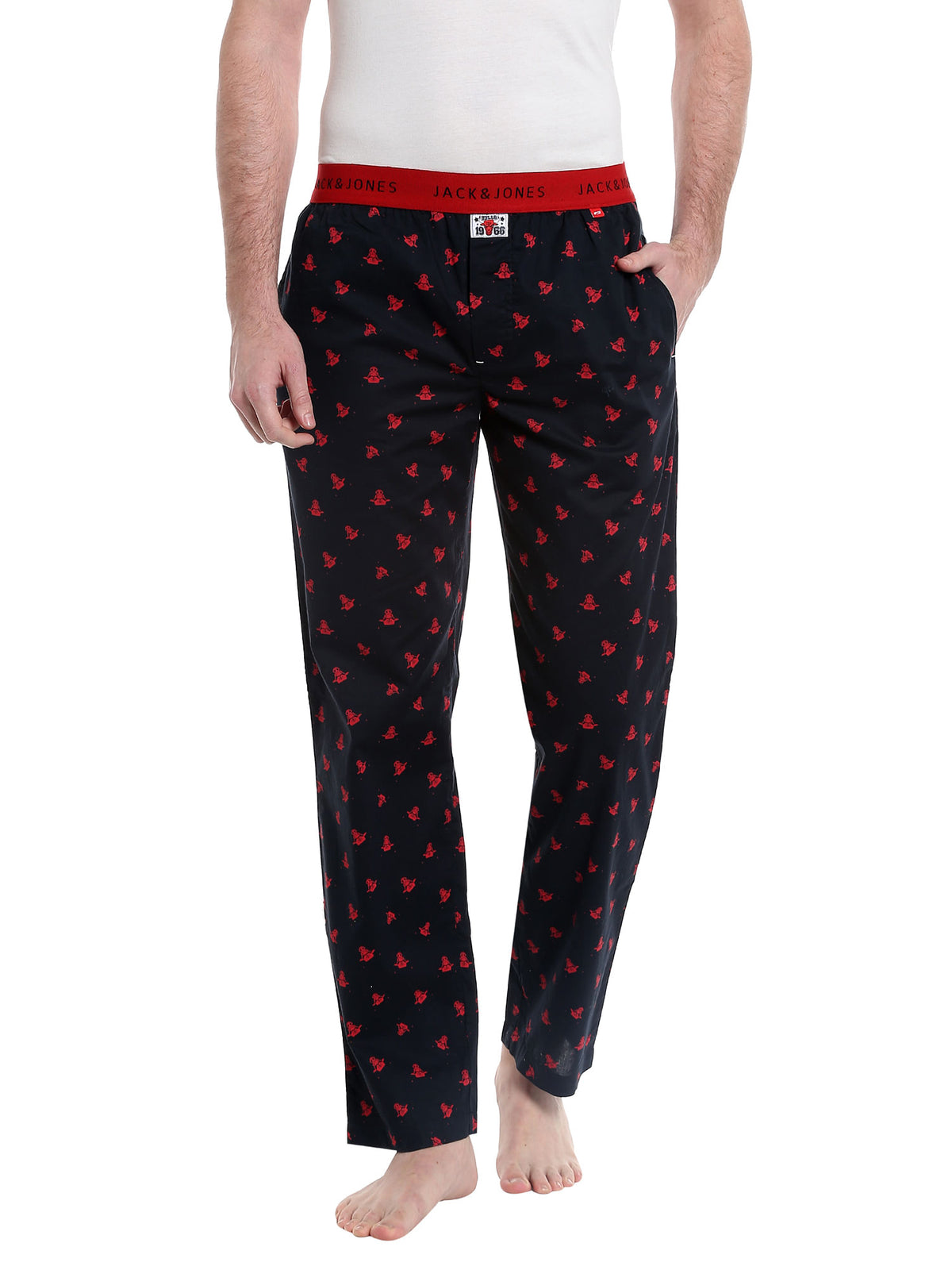 Chicago Bulls Printed Black Pyjamas Nba - S
