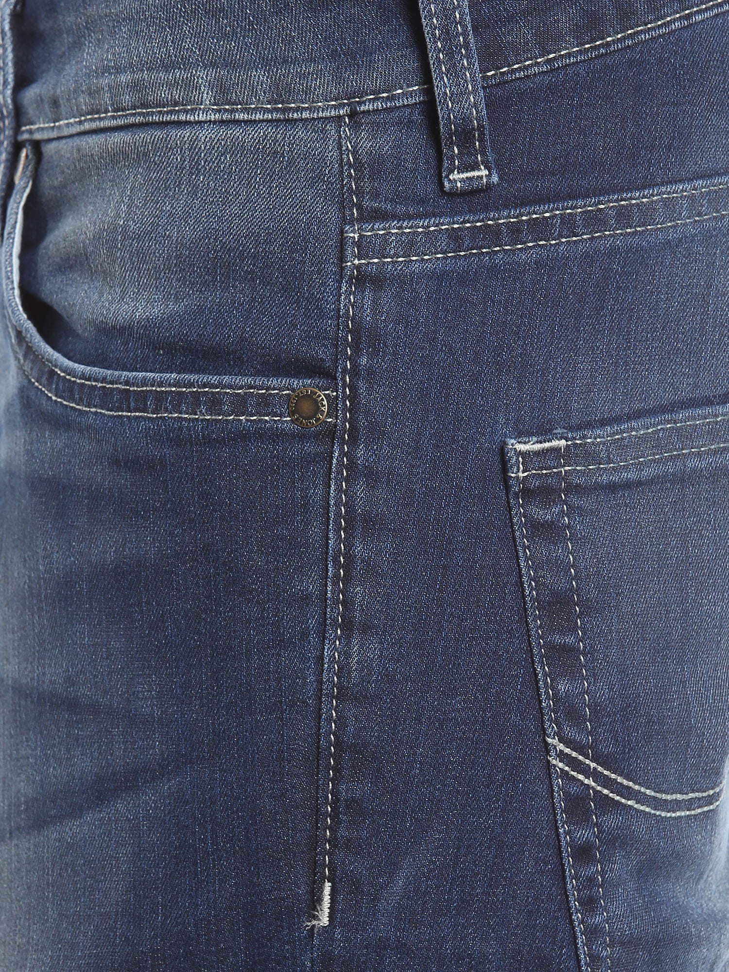 Dark Blue Low Rise Slim Fit Jeans