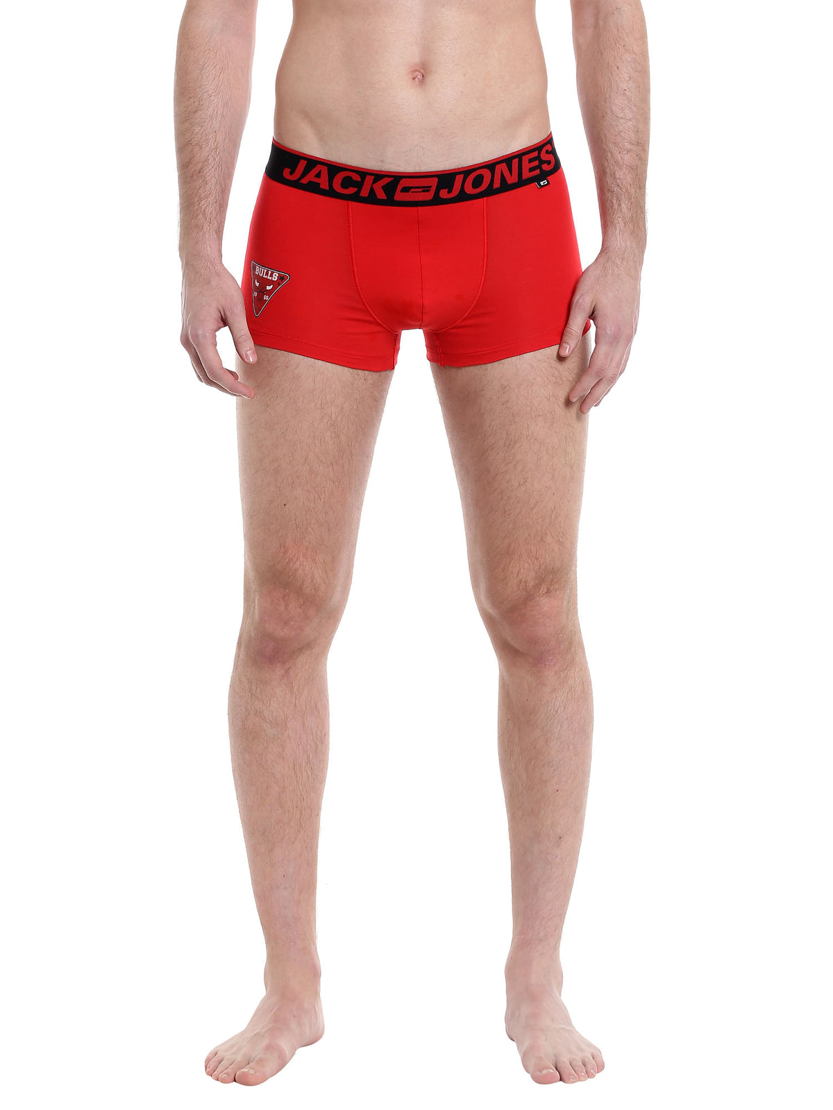Chicago Bulls Print Red Brazilian Trunks Nba - S