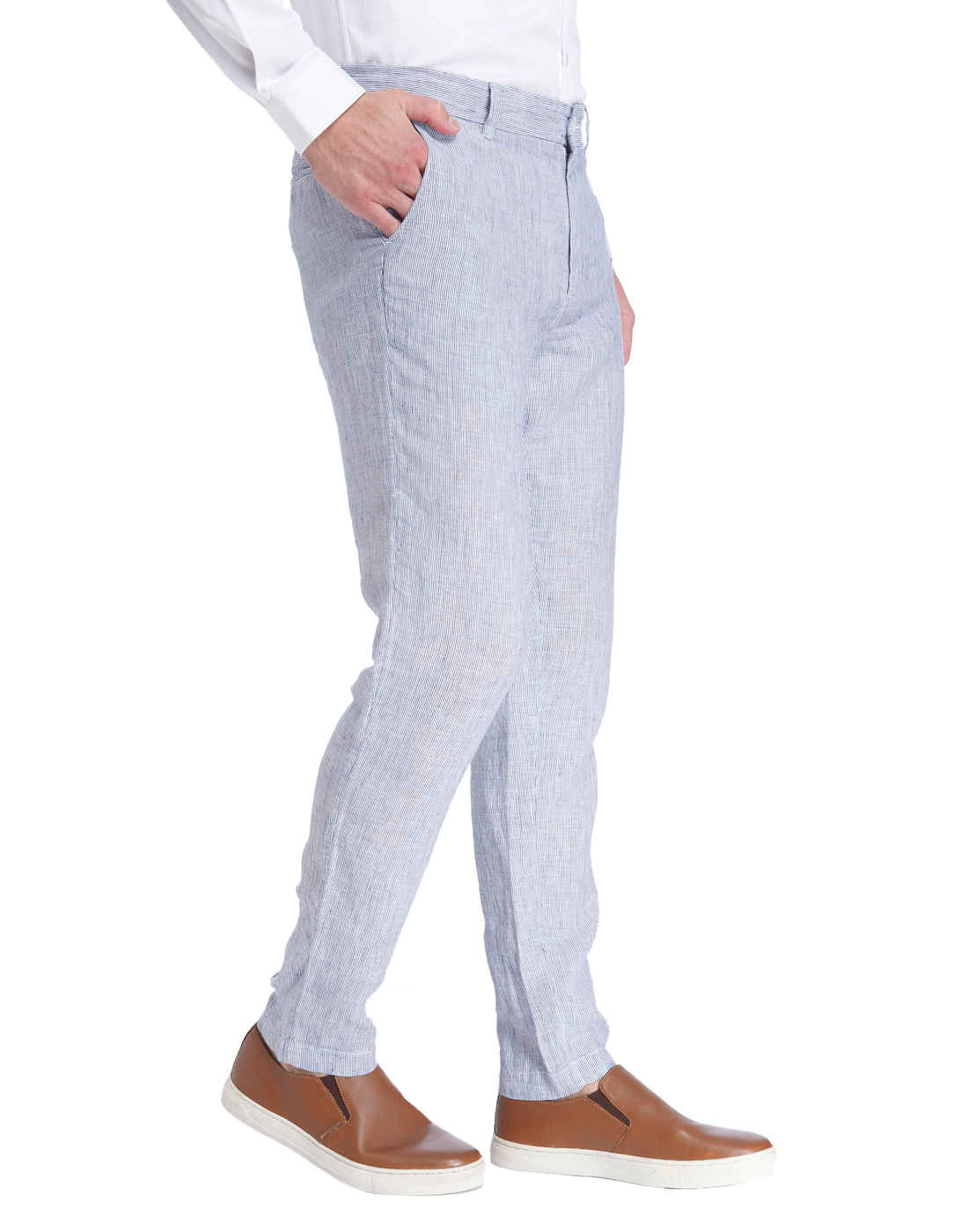White Linen Trousers
