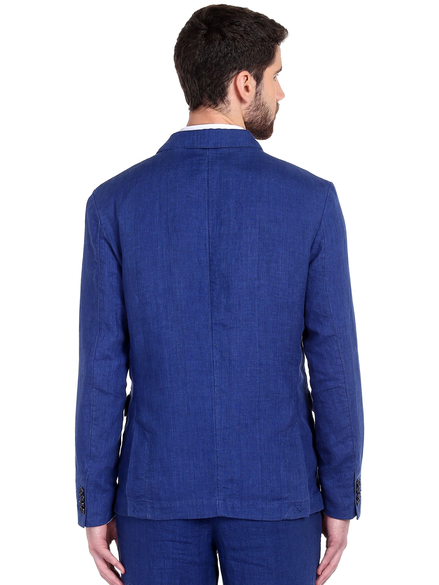Blue Linen Blazer