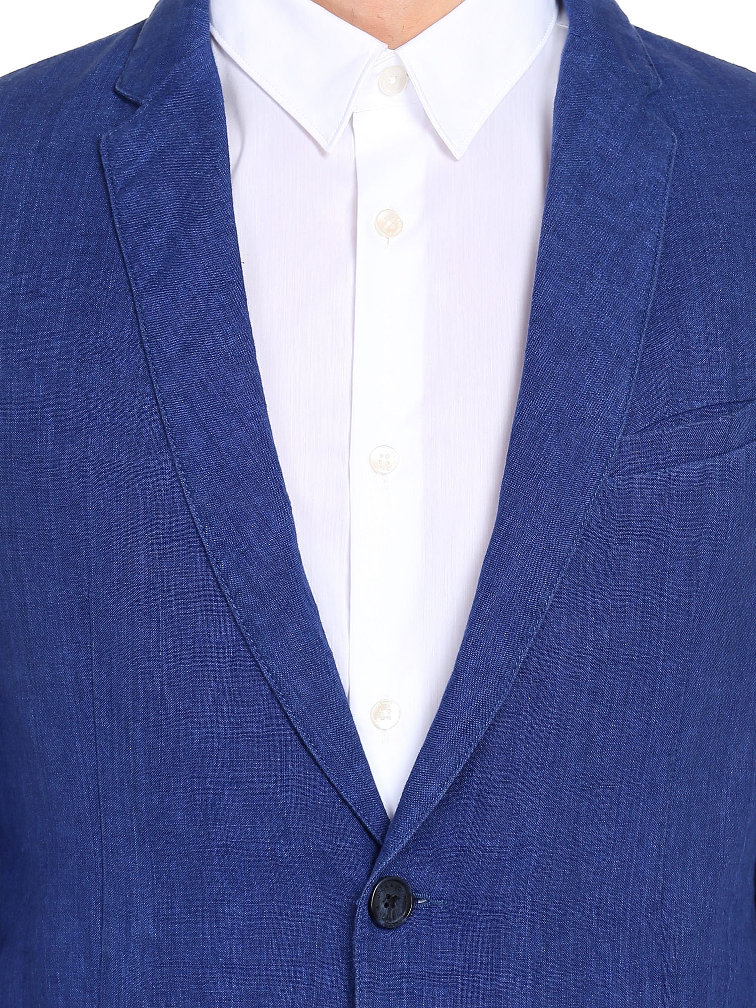 Blue Linen Blazer