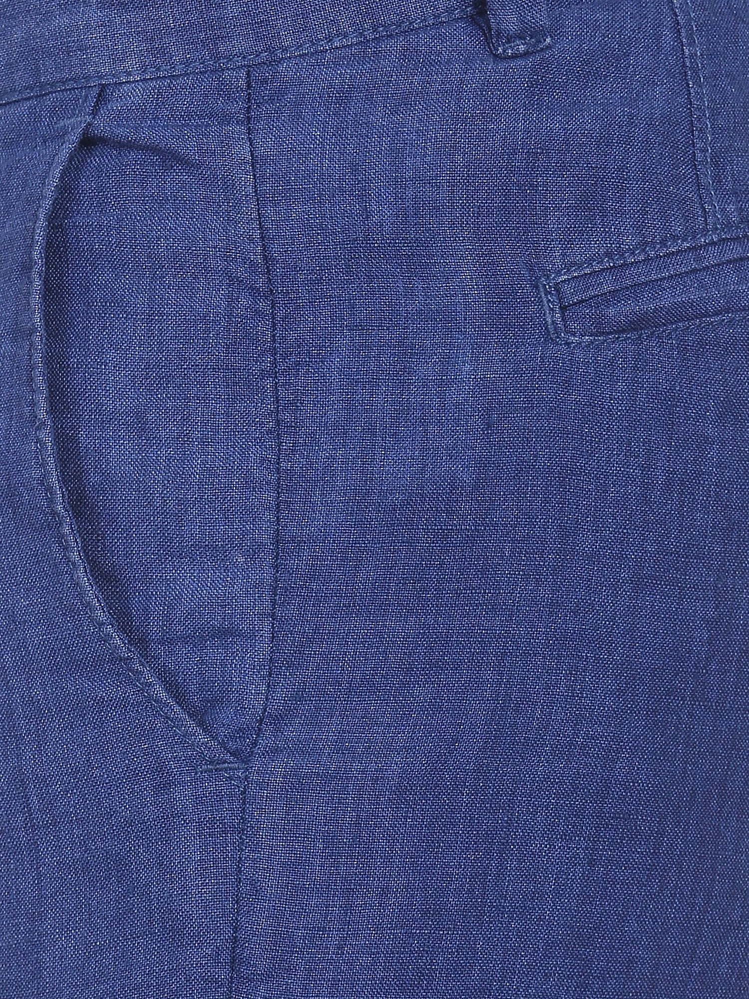 Blue Linen Trousers