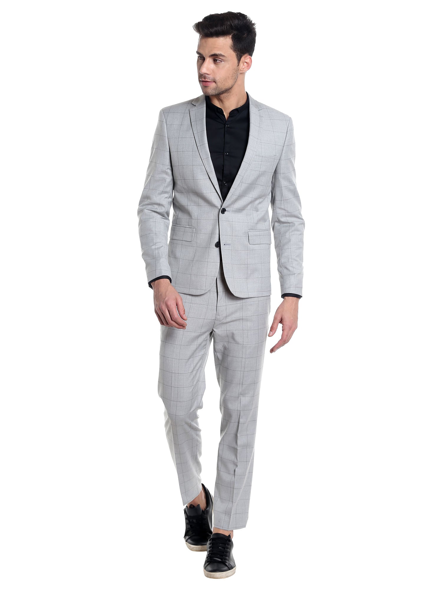 Grey Check Blazer