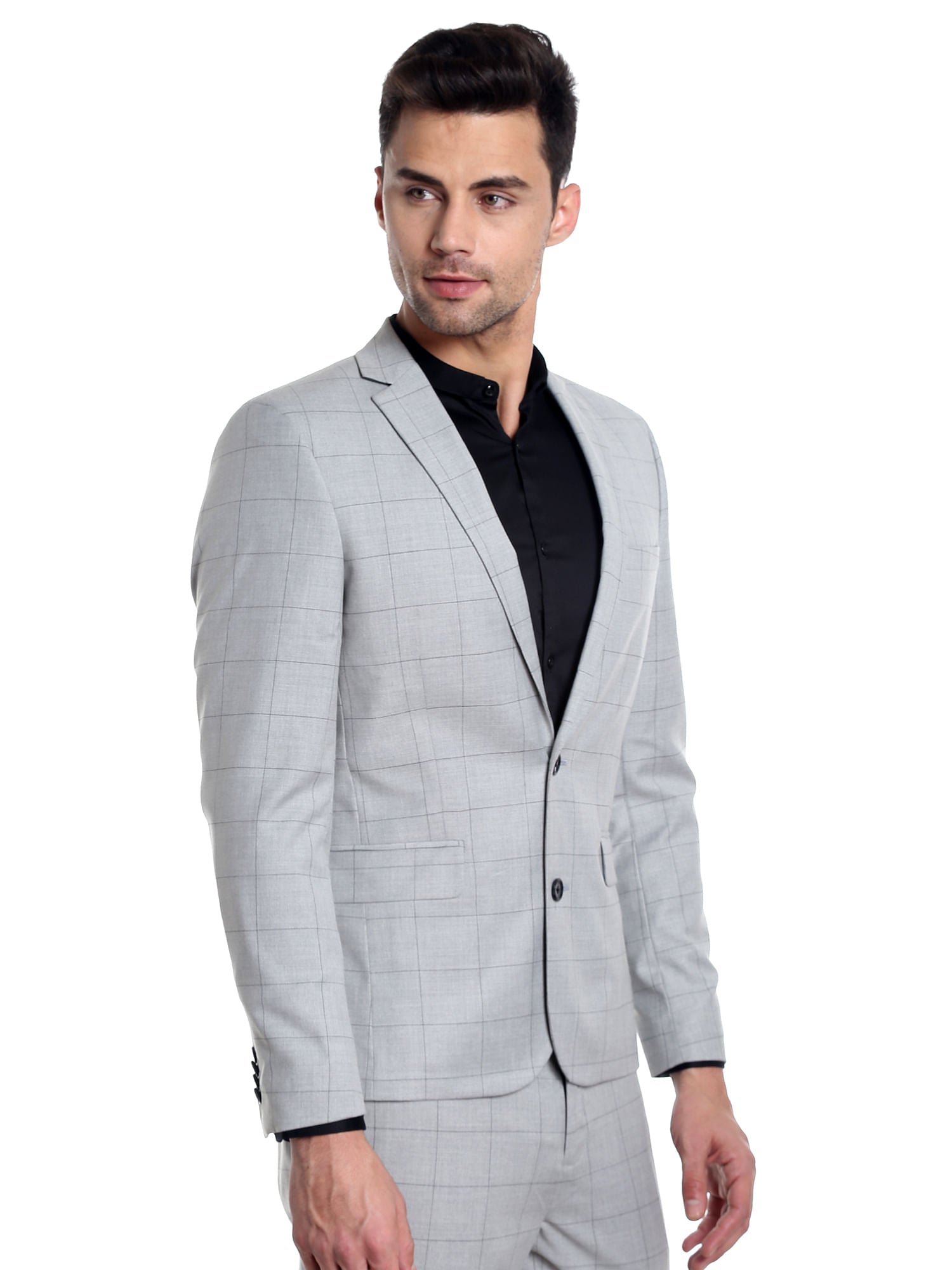 Grey Check Blazer