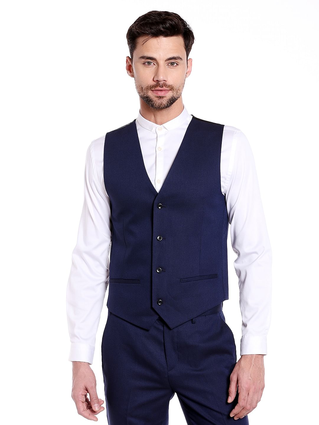Dark Blue Waistcoat - 46