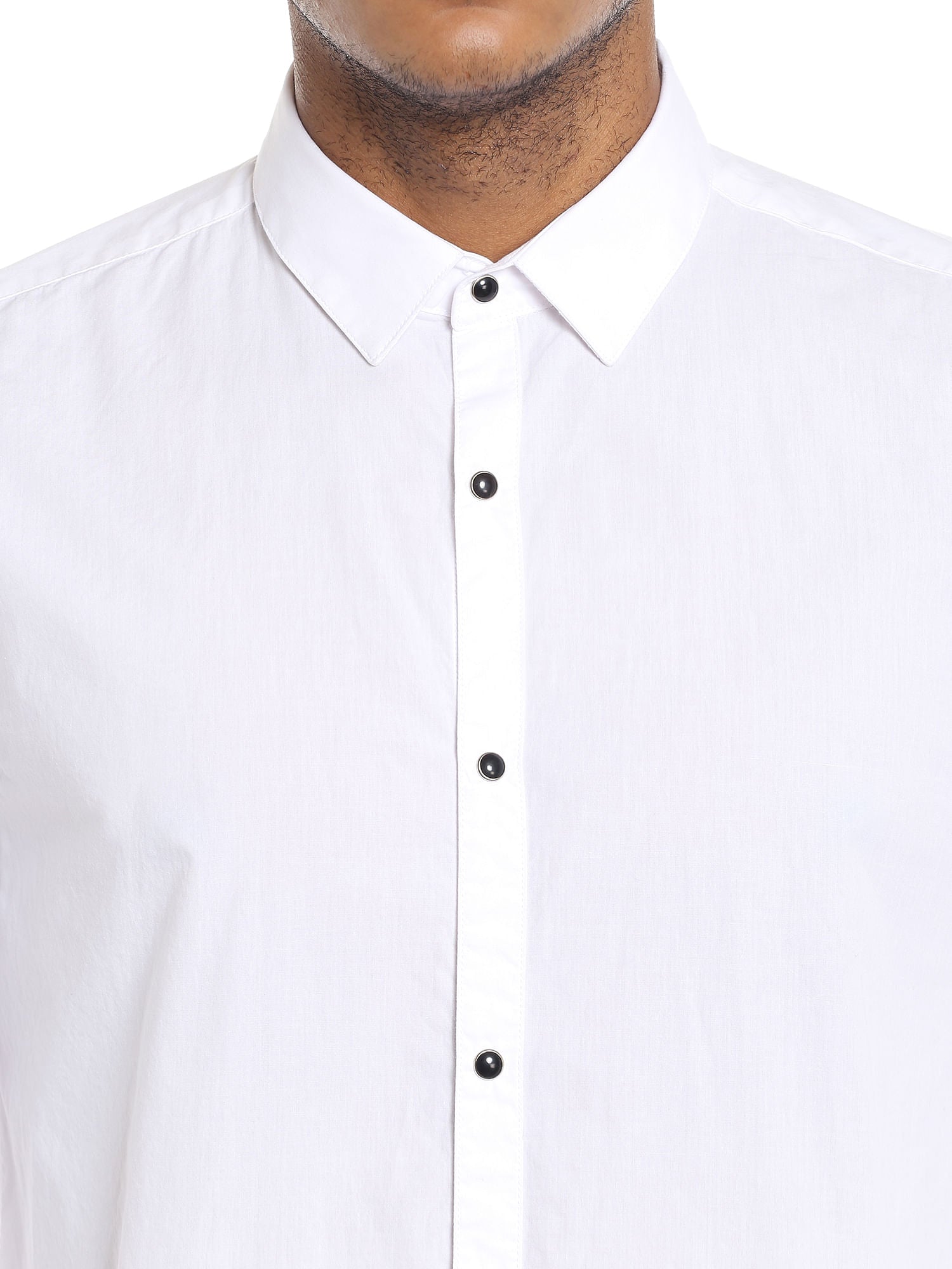 White Slim Fit Shirt