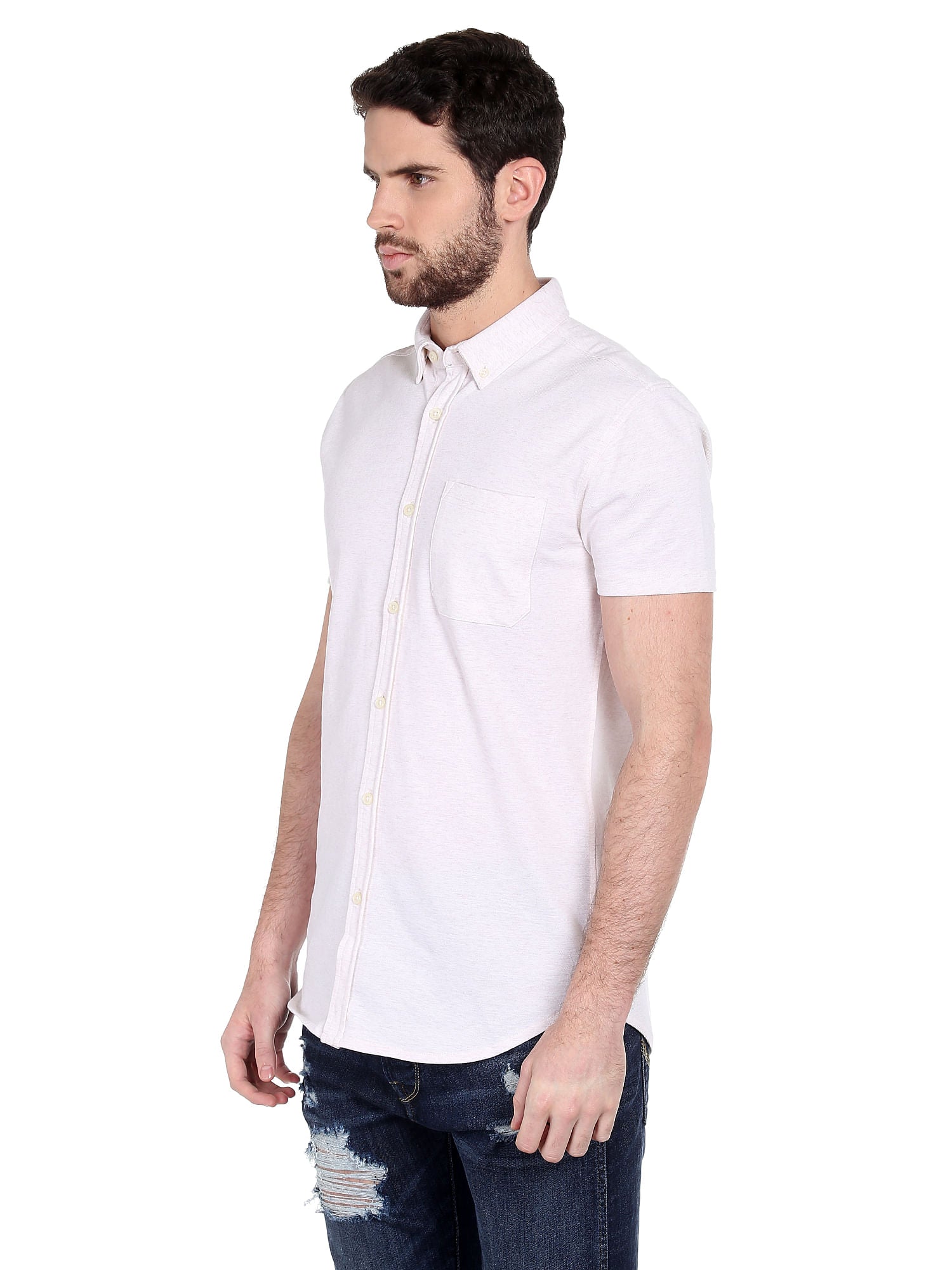 Grey Slim Fit Shirt