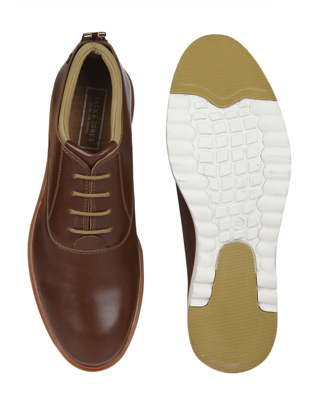 Tan Leather Formal Shoes